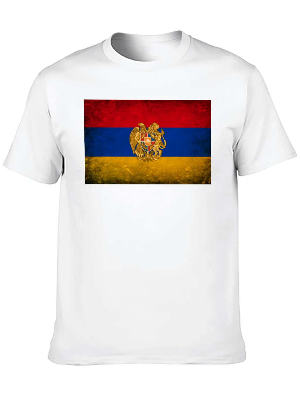 Armenia Flag Grunge Relaxed Everyday Tee – Lightweight And Durable Cotton