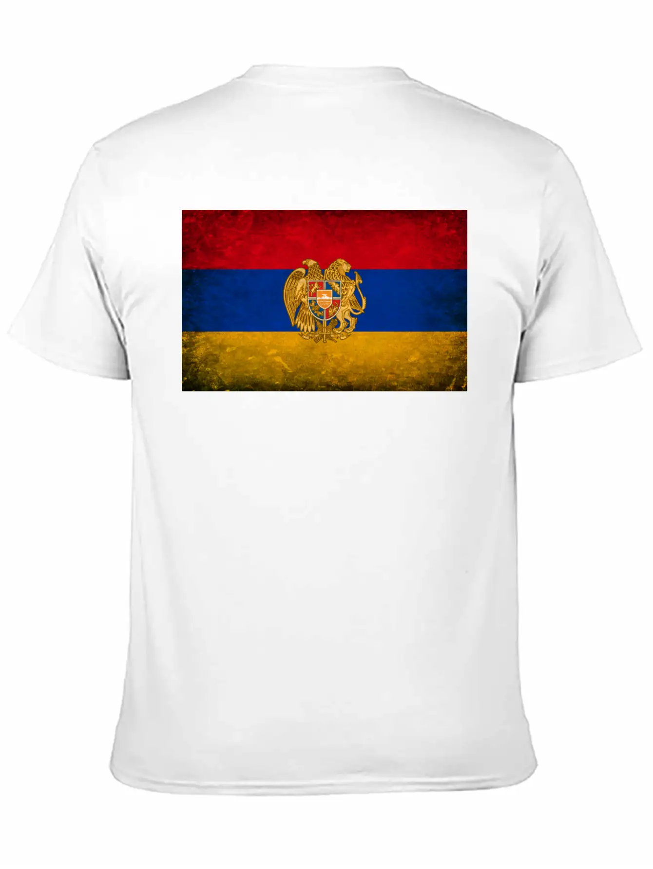 Armenia Flag Grunge Relaxed Everyday Tee – Lightweight And Durable Cotton
