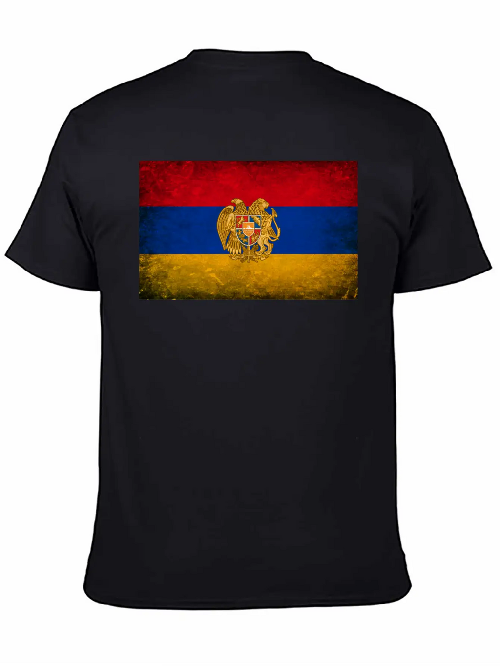 Armenia Flag Grunge Relaxed Everyday Tee – Lightweight And Durable Cotton