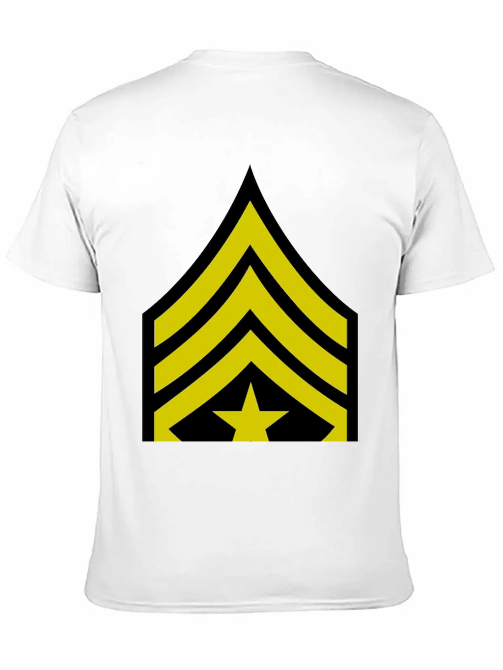 Army Rank Patch Sergeant Major Relaxed Everyday Tee – Lightweight And Durable Cotton