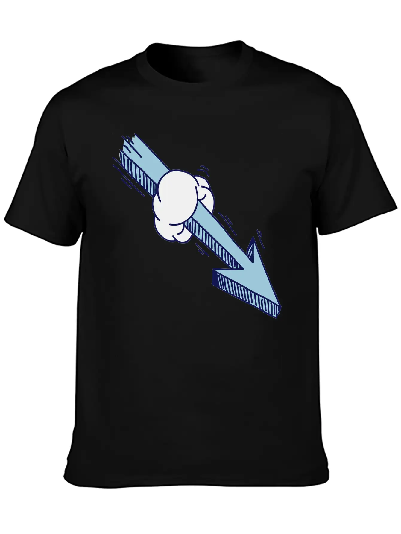 Arrow Comic Style Classic Cotton Tee – Unisex Comfort For Any Season