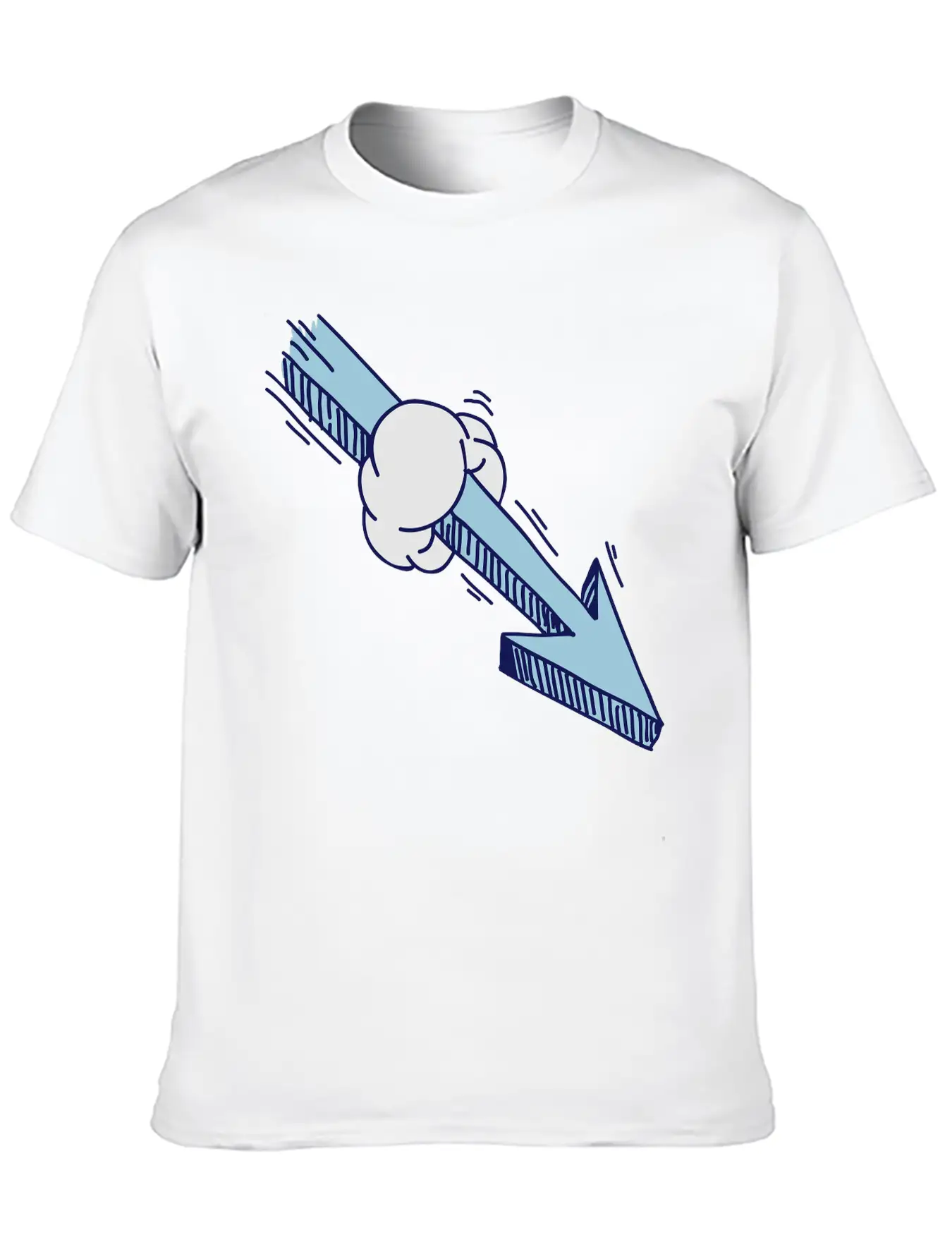 Arrow Comic Style Classic Cotton Tee – Unisex Comfort For Any Season