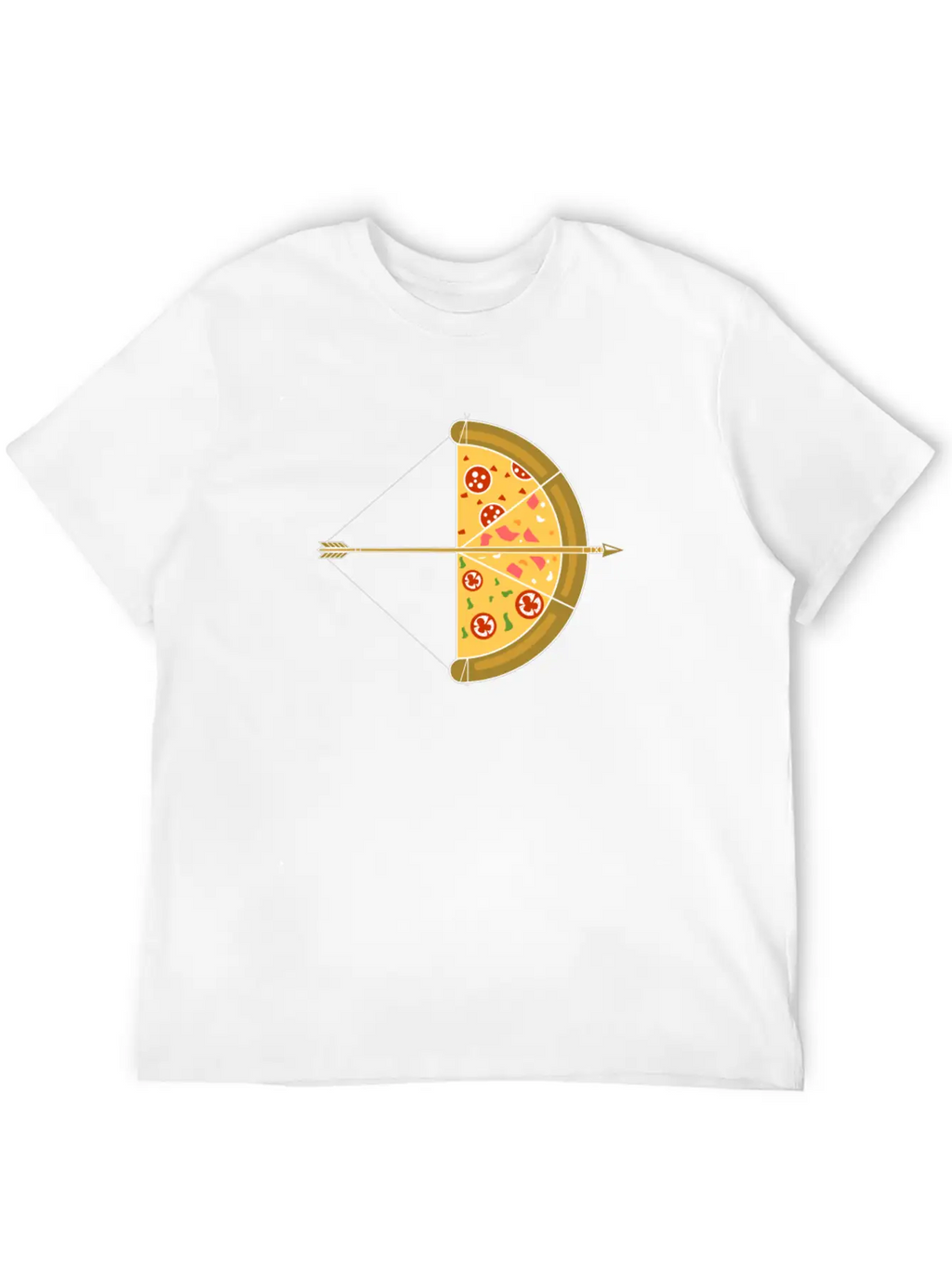 Arrow Pizza Basic Graphic T-Shirt – Daily Comfort In Soft Cotton