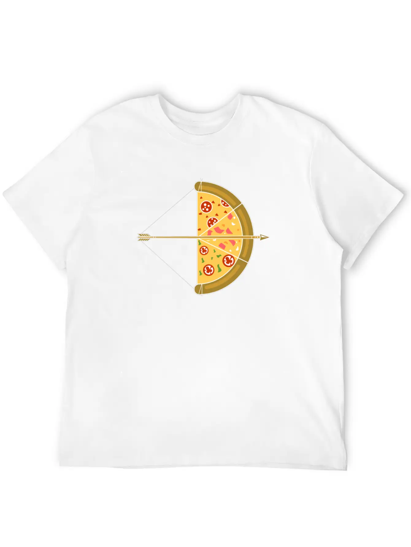 Arrow Pizza Basic Graphic T-Shirt – Daily Comfort In Soft Cotton