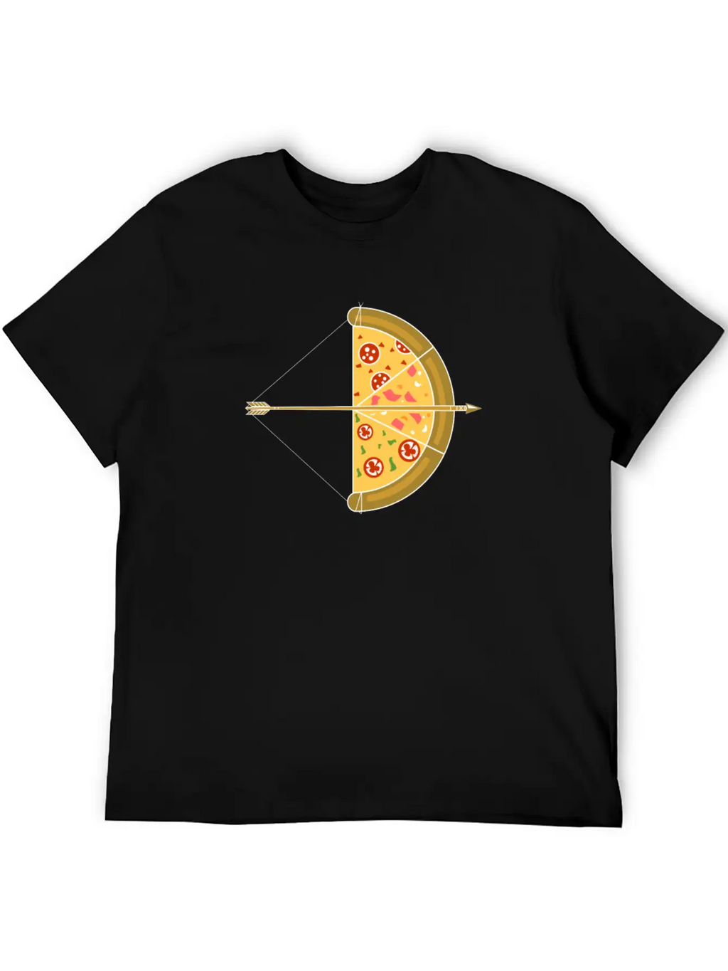 Arrow Pizza Basic Graphic T-Shirt – Daily Comfort In Soft Cotton