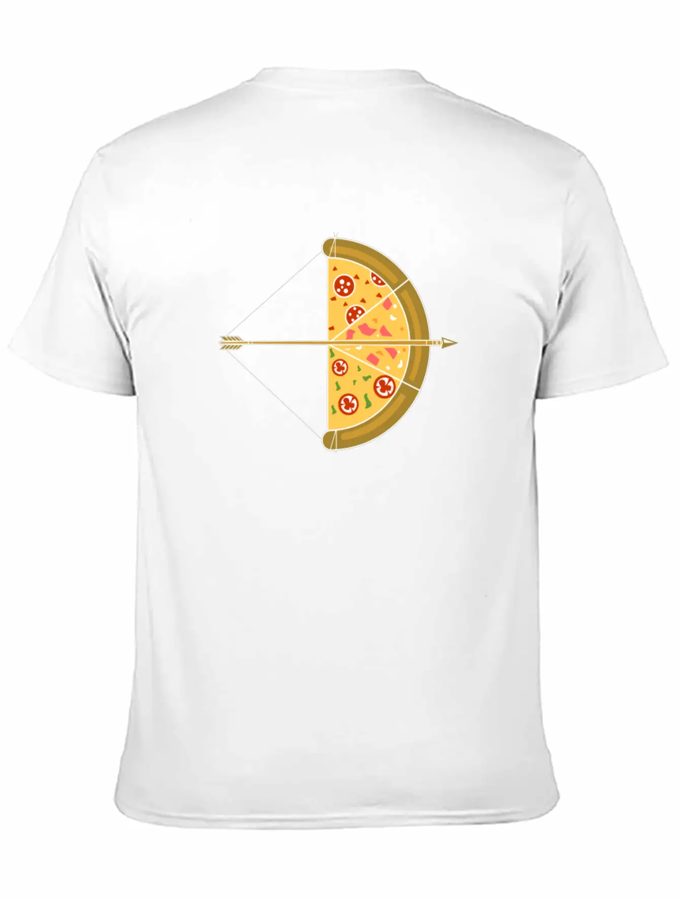 Arrow Pizza Basic Graphic T-Shirt – Daily Comfort In Soft Cotton