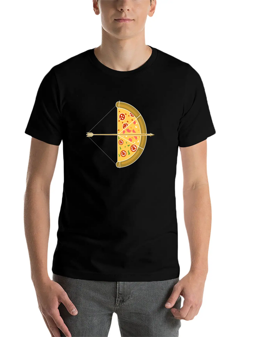 Arrow Pizza Basic Graphic T-Shirt – Daily Comfort In Soft Cotton