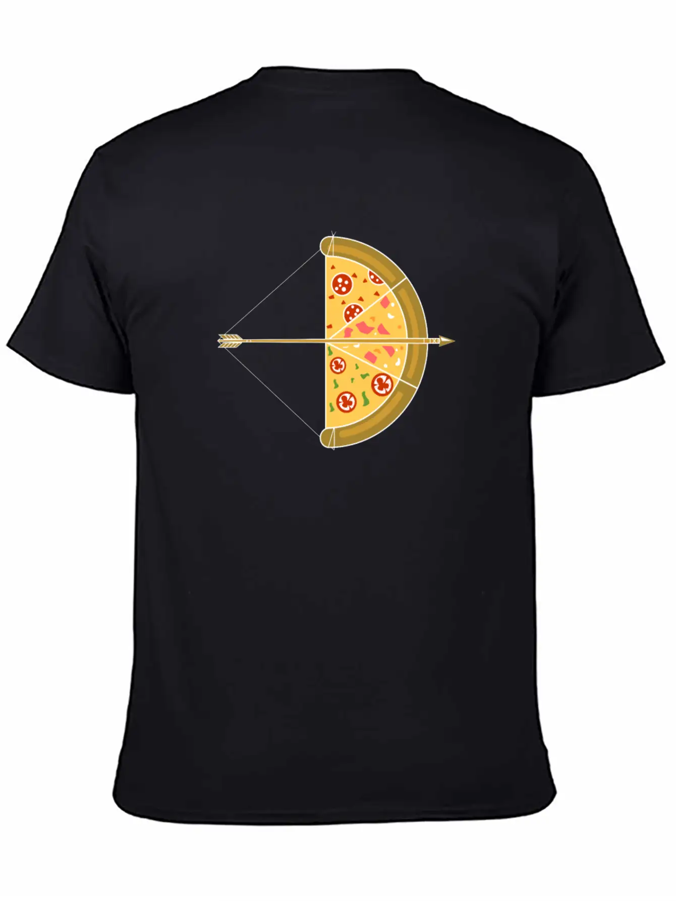 Arrow Pizza Basic Graphic T-Shirt – Daily Comfort In Soft Cotton