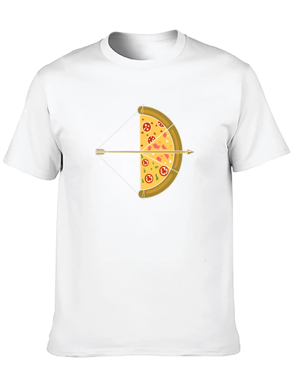 Arrow Pizza Basic Graphic T-Shirt – Daily Comfort In Soft Cotton