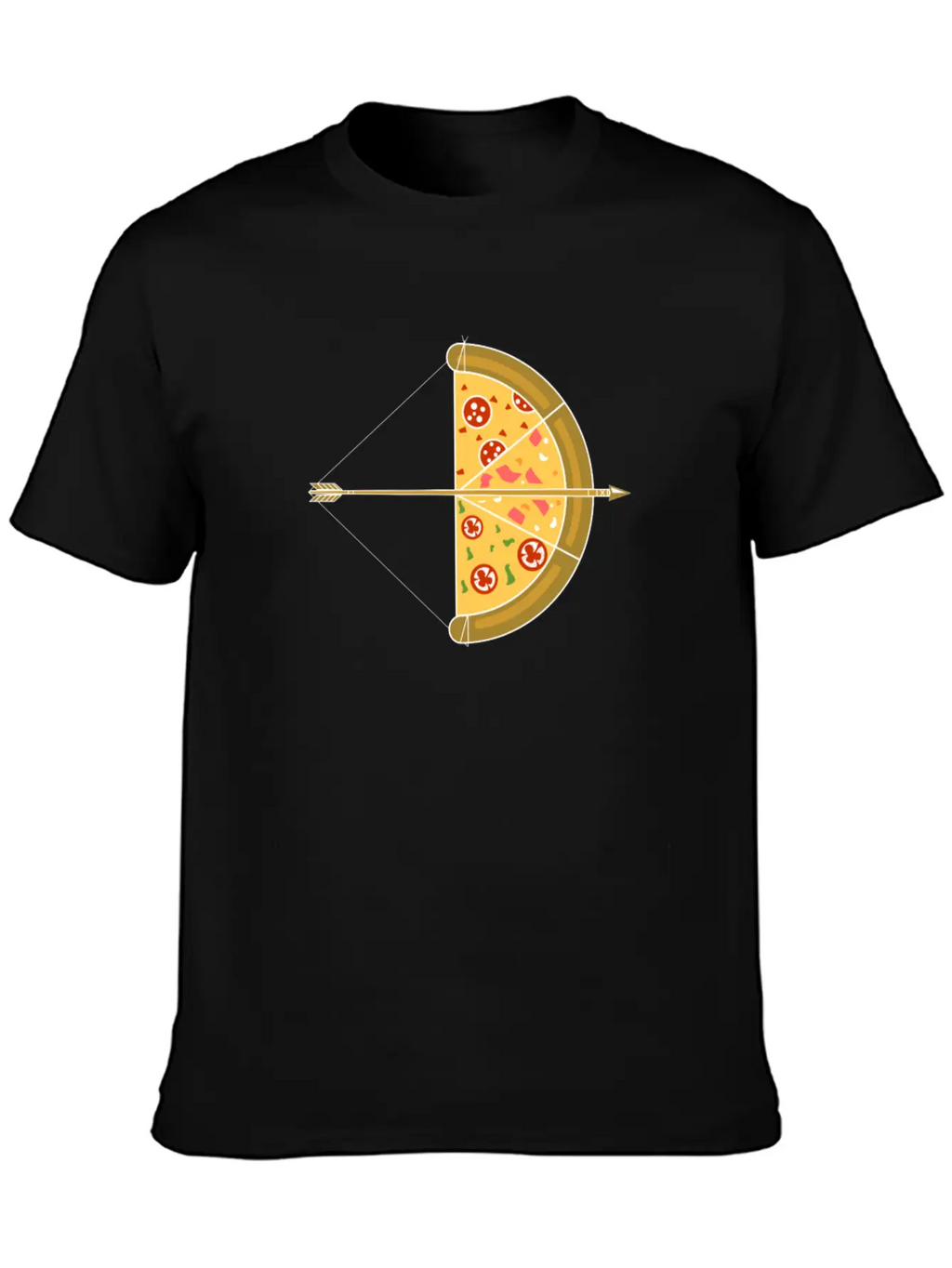 Arrow Pizza Basic Graphic T-Shirt – Daily Comfort In Soft Cotton