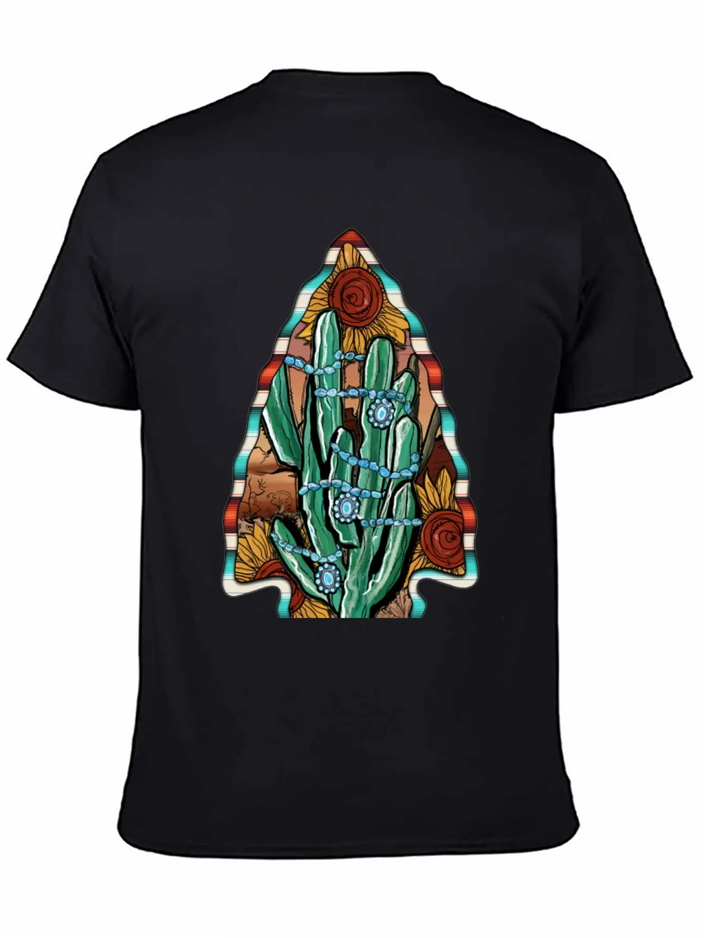 Arrowhead Cactus Classic Cotton Tee – Unisex Comfort For Any Season
