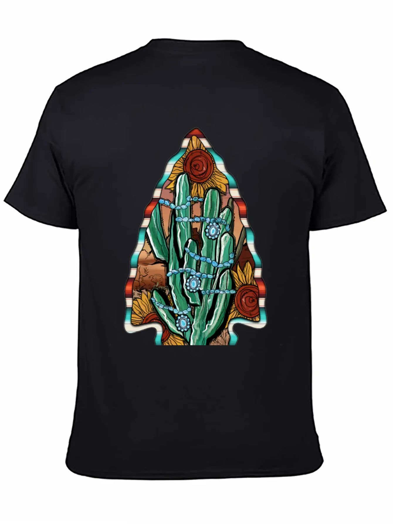 Arrowhead Cactus Classic Cotton Tee – Unisex Comfort For Any Season