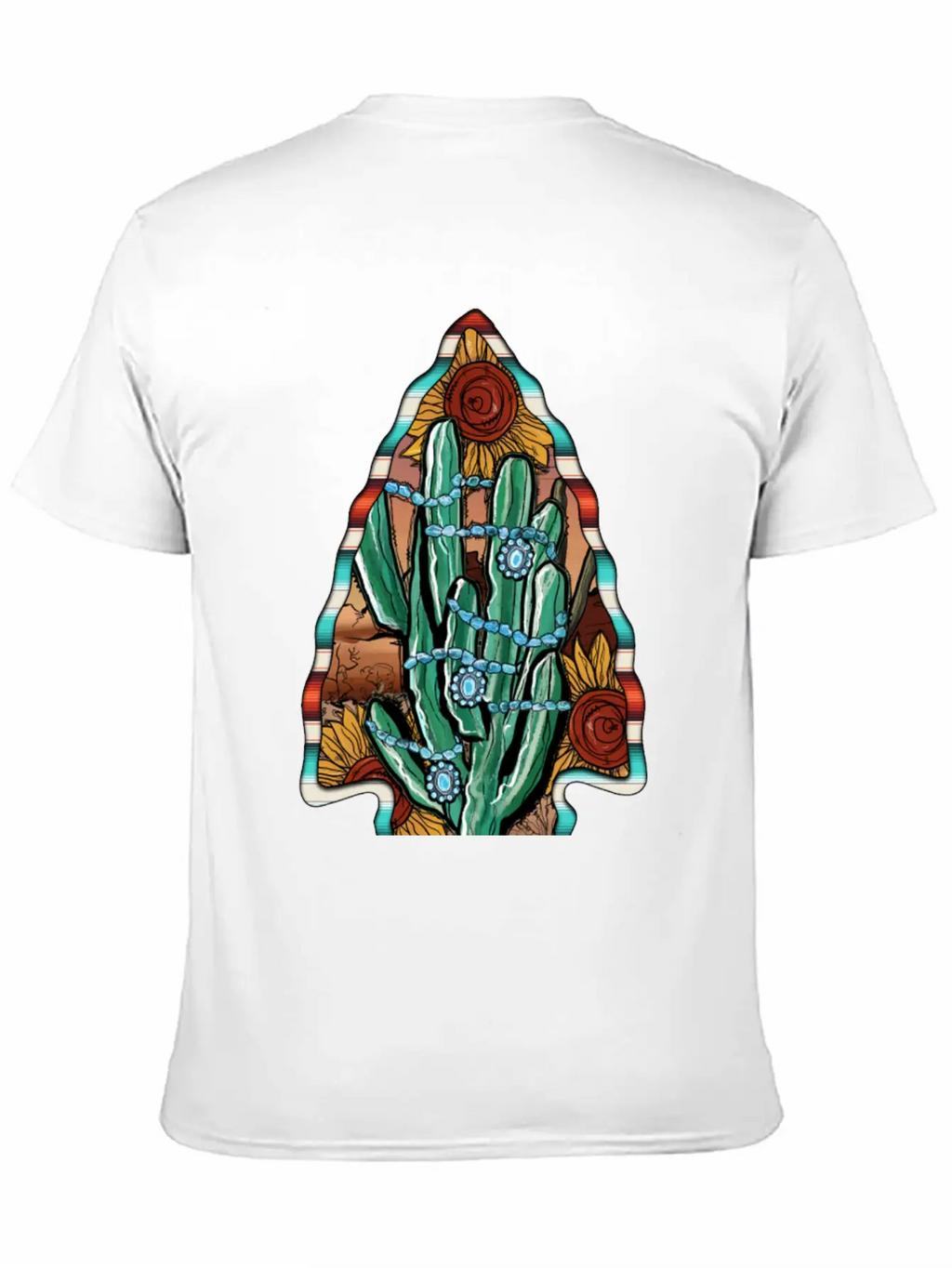 Arrowhead Cactus Classic Cotton Tee – Unisex Comfort For Any Season
