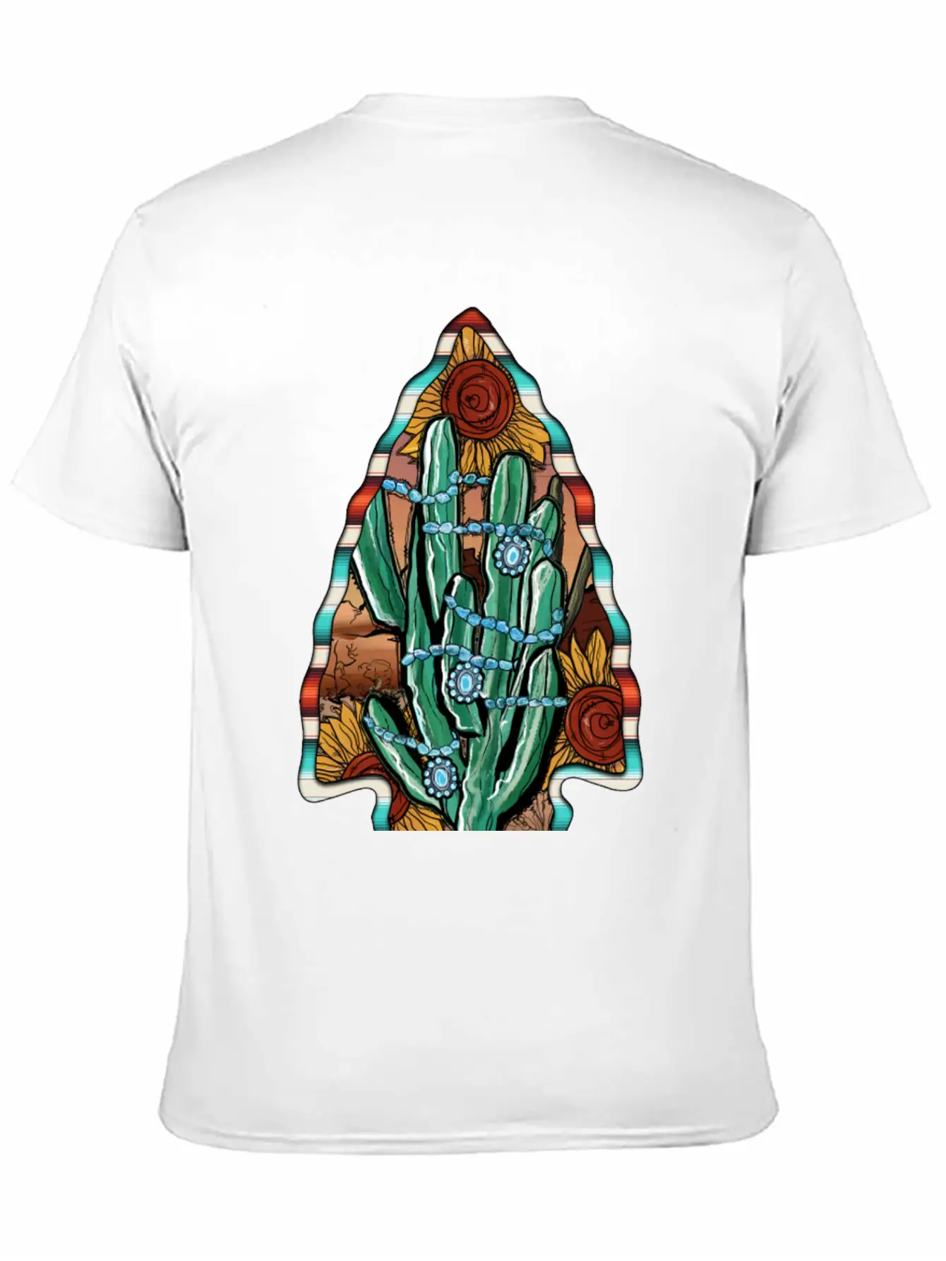 Arrowhead Cactus Classic Cotton Tee – Unisex Comfort For Any Season