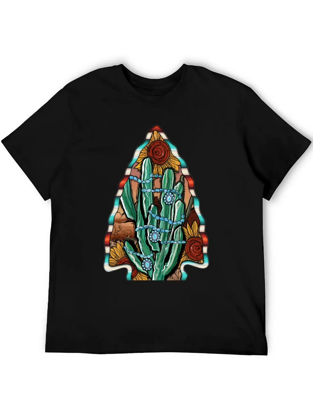 Arrowhead Cactus Classic Cotton Tee – Unisex Comfort For Any Season