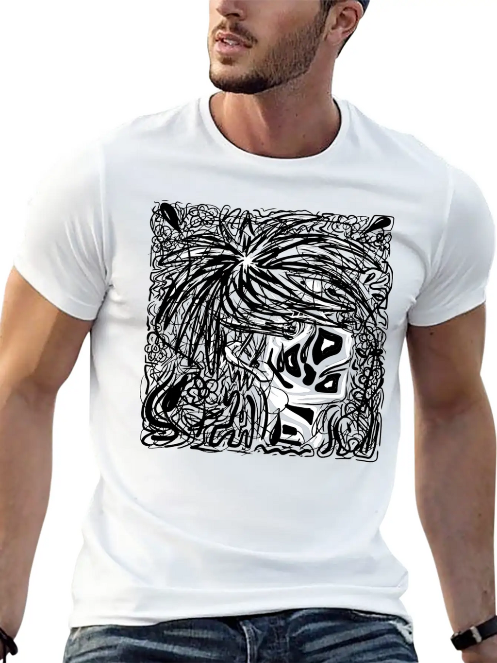 Art Abstract Anime Relaxed Everyday Tee – Lightweight And Durable Cotton