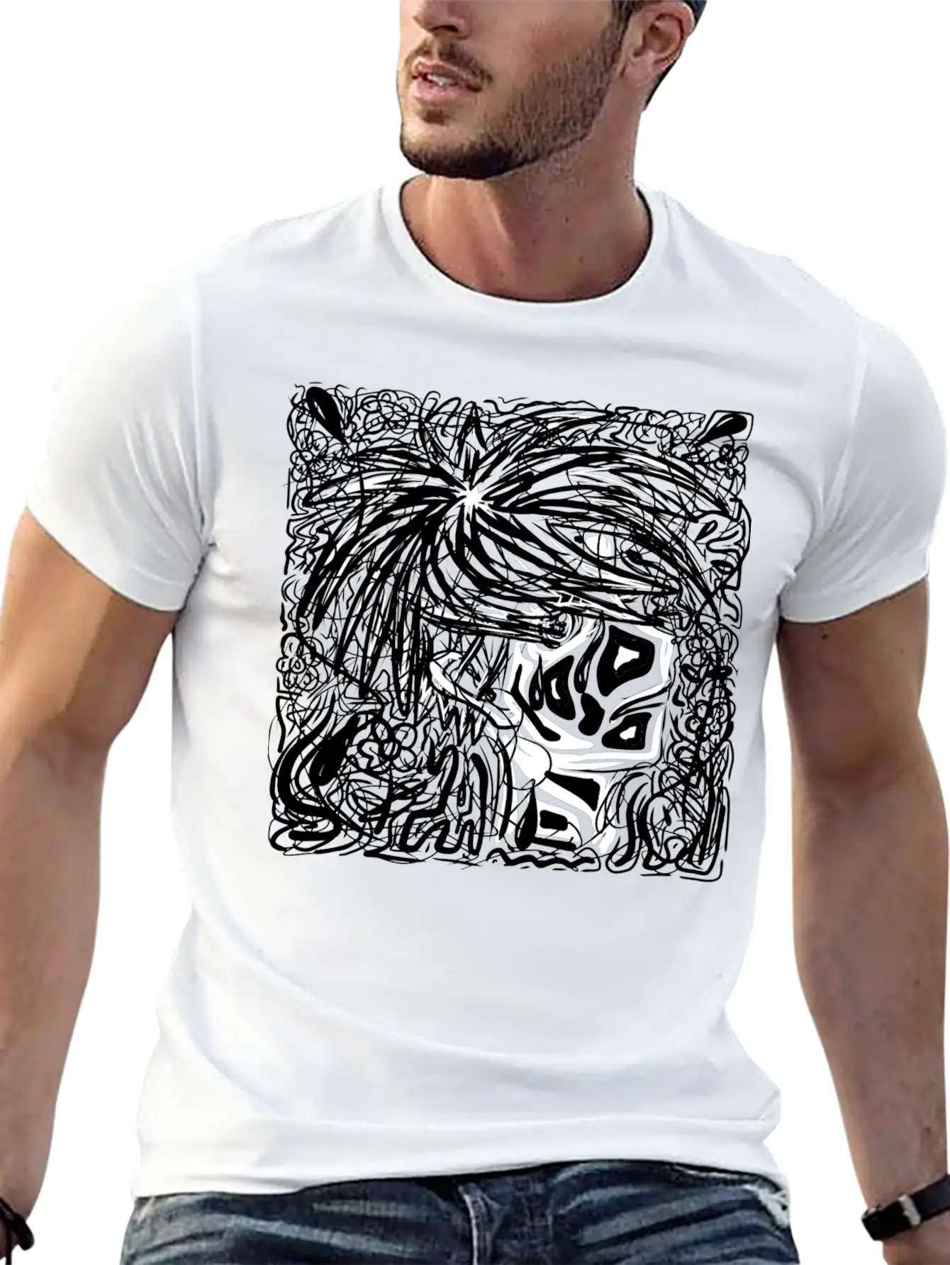 Art Abstract Anime Relaxed Everyday Tee – Lightweight And Durable Cotton