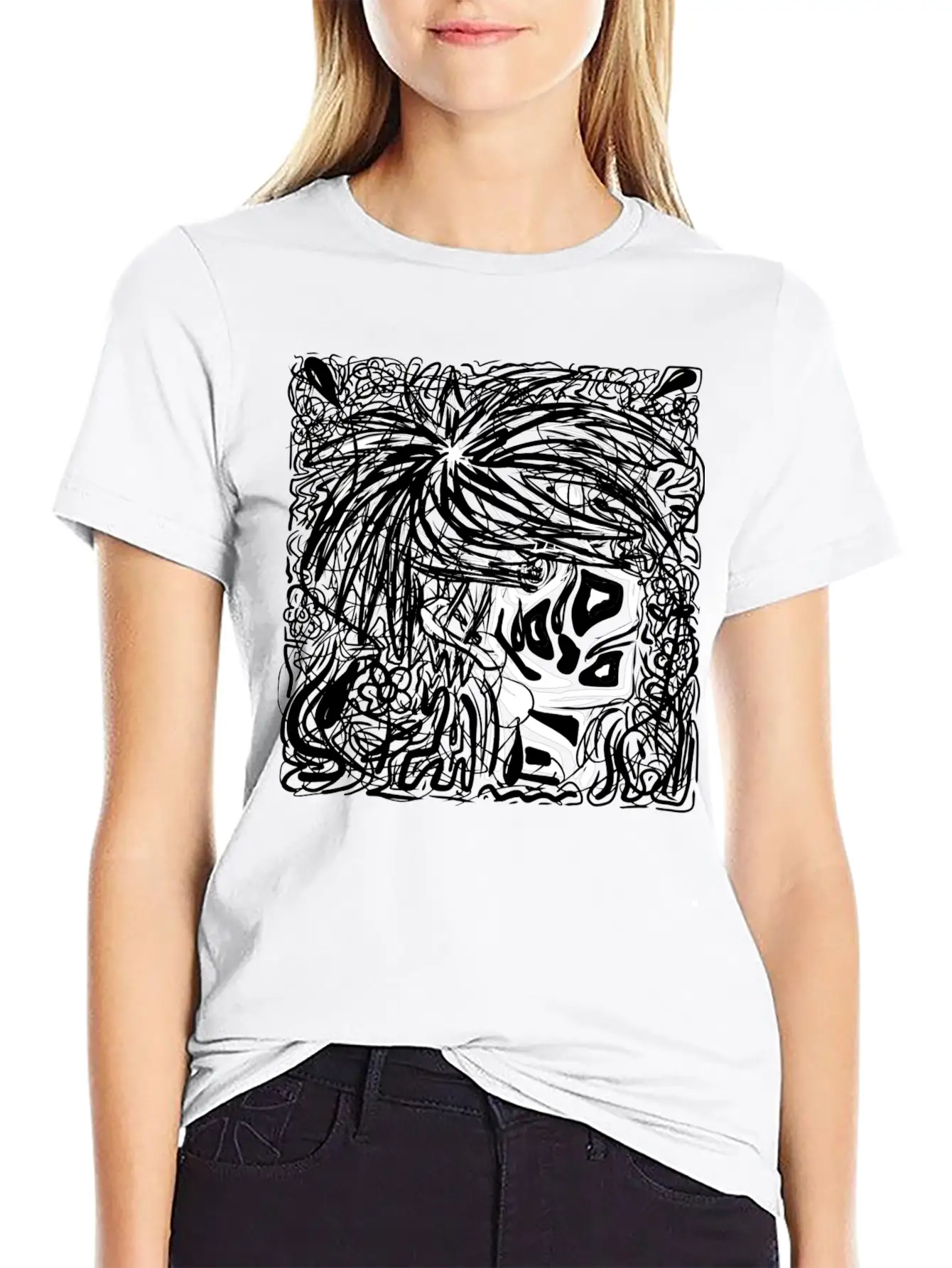 Art Abstract Anime Relaxed Everyday Tee – Lightweight And Durable Cotton