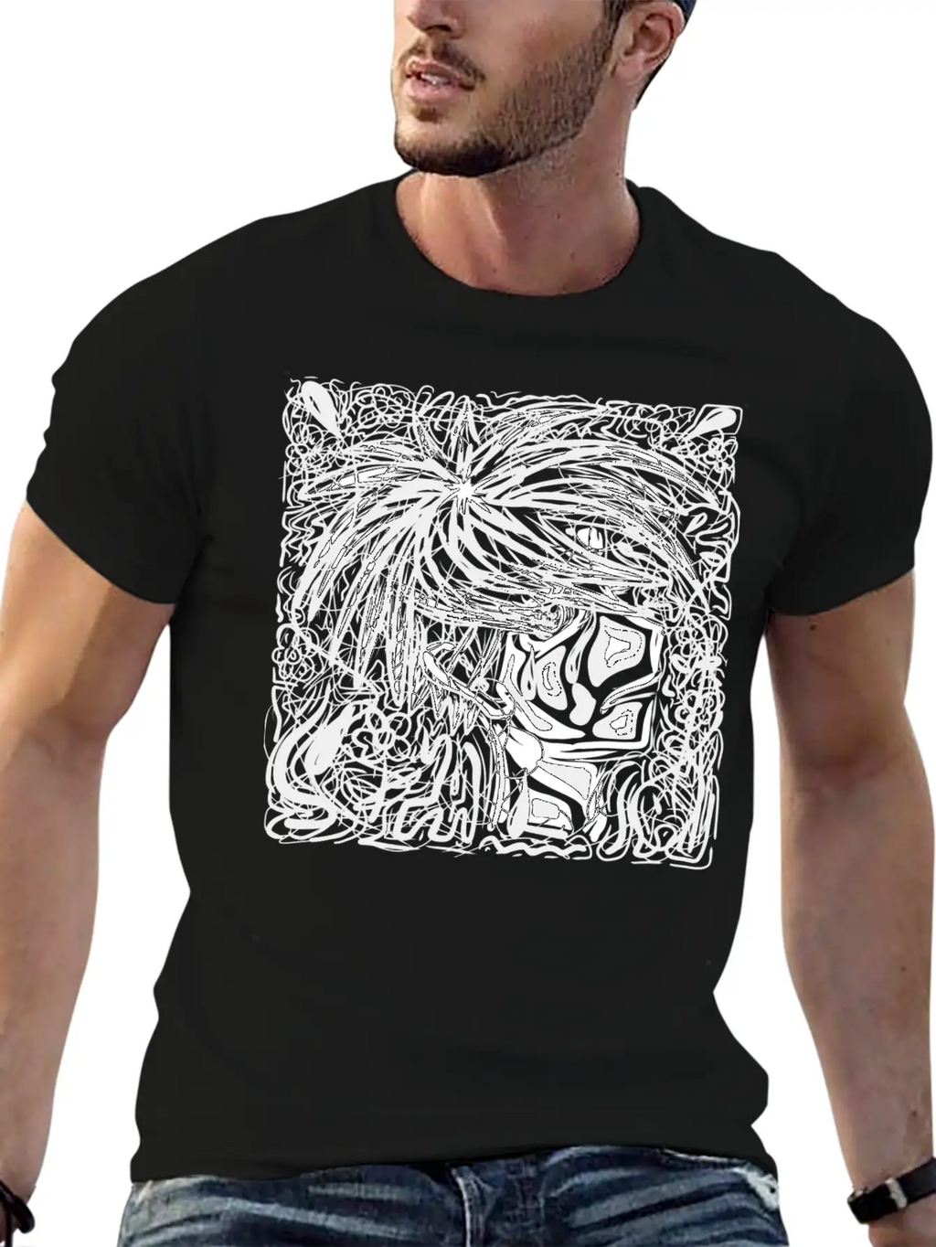 Art Abstract Anime Relaxed Everyday Tee – Lightweight And Durable Cotton