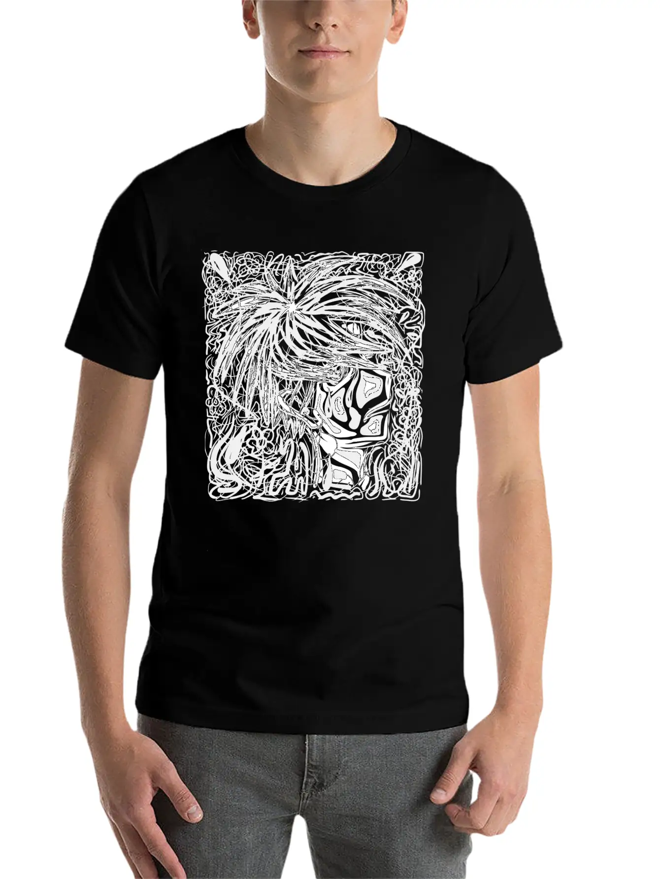 Art Abstract Anime Relaxed Everyday Tee – Lightweight And Durable Cotton