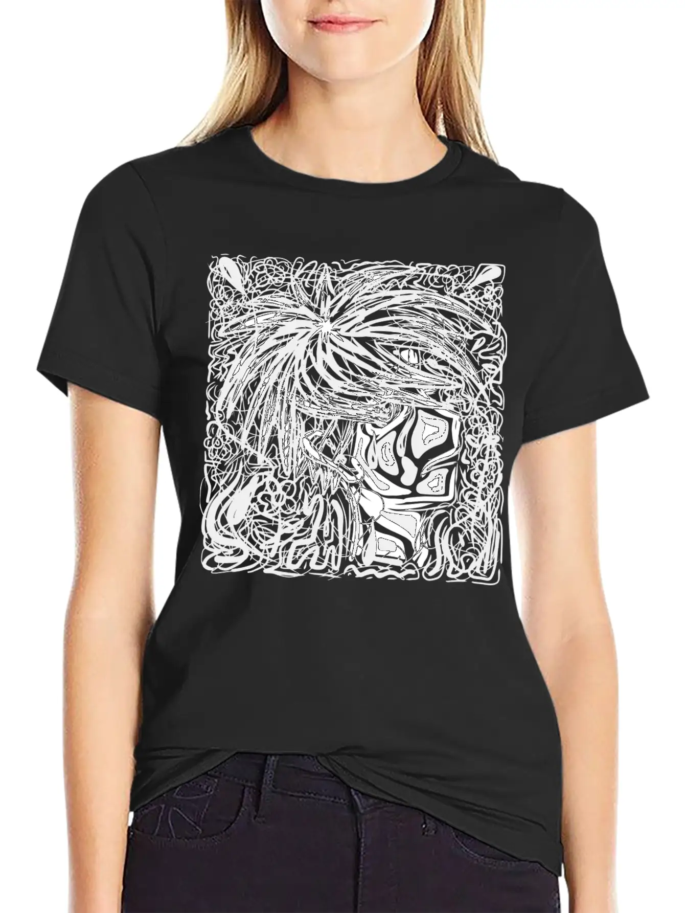 Art Abstract Anime Relaxed Everyday Tee – Lightweight And Durable Cotton