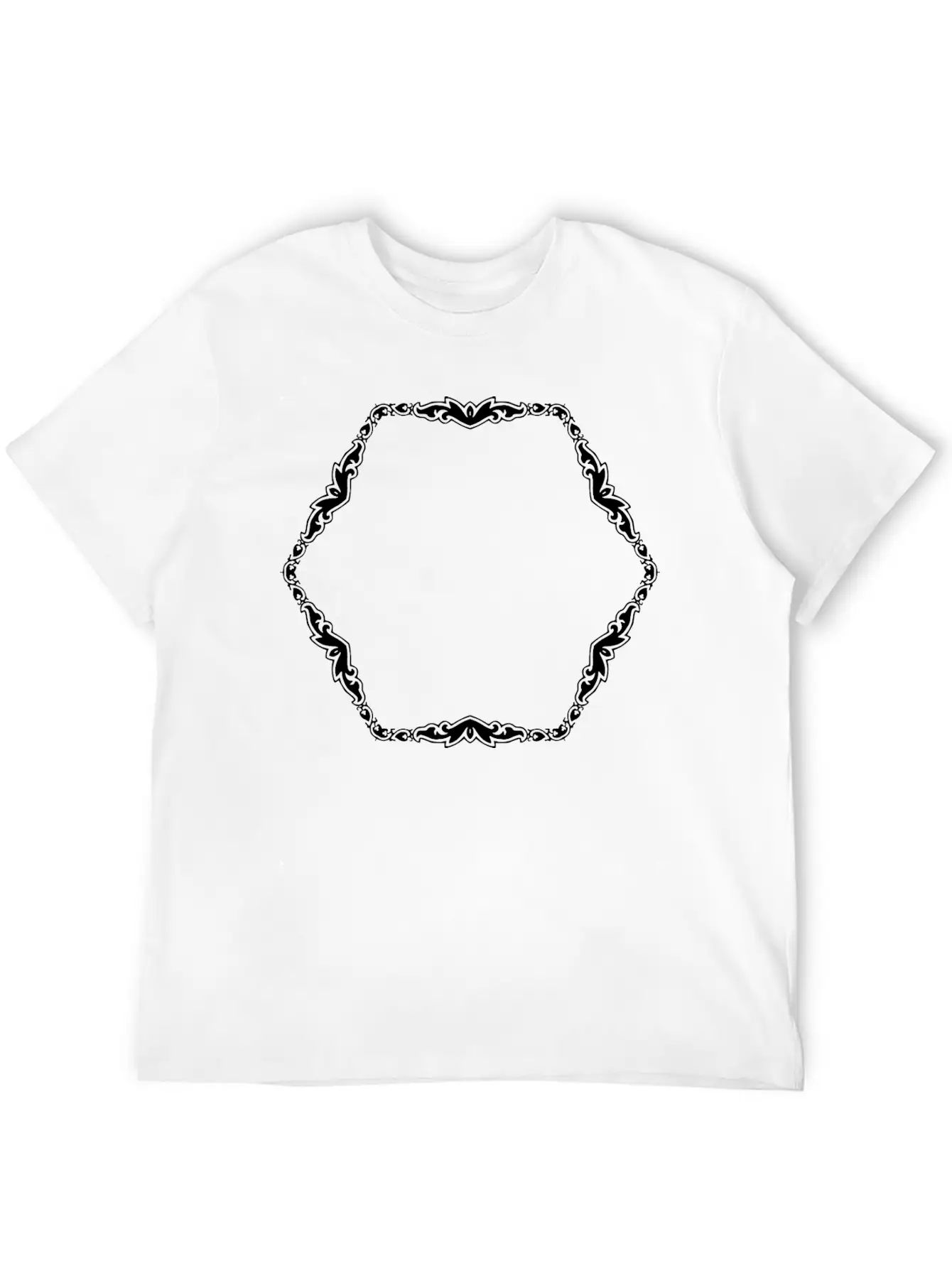 Art Deco Frame 3 Classic Cotton Tee – Unisex Comfort For Any Season