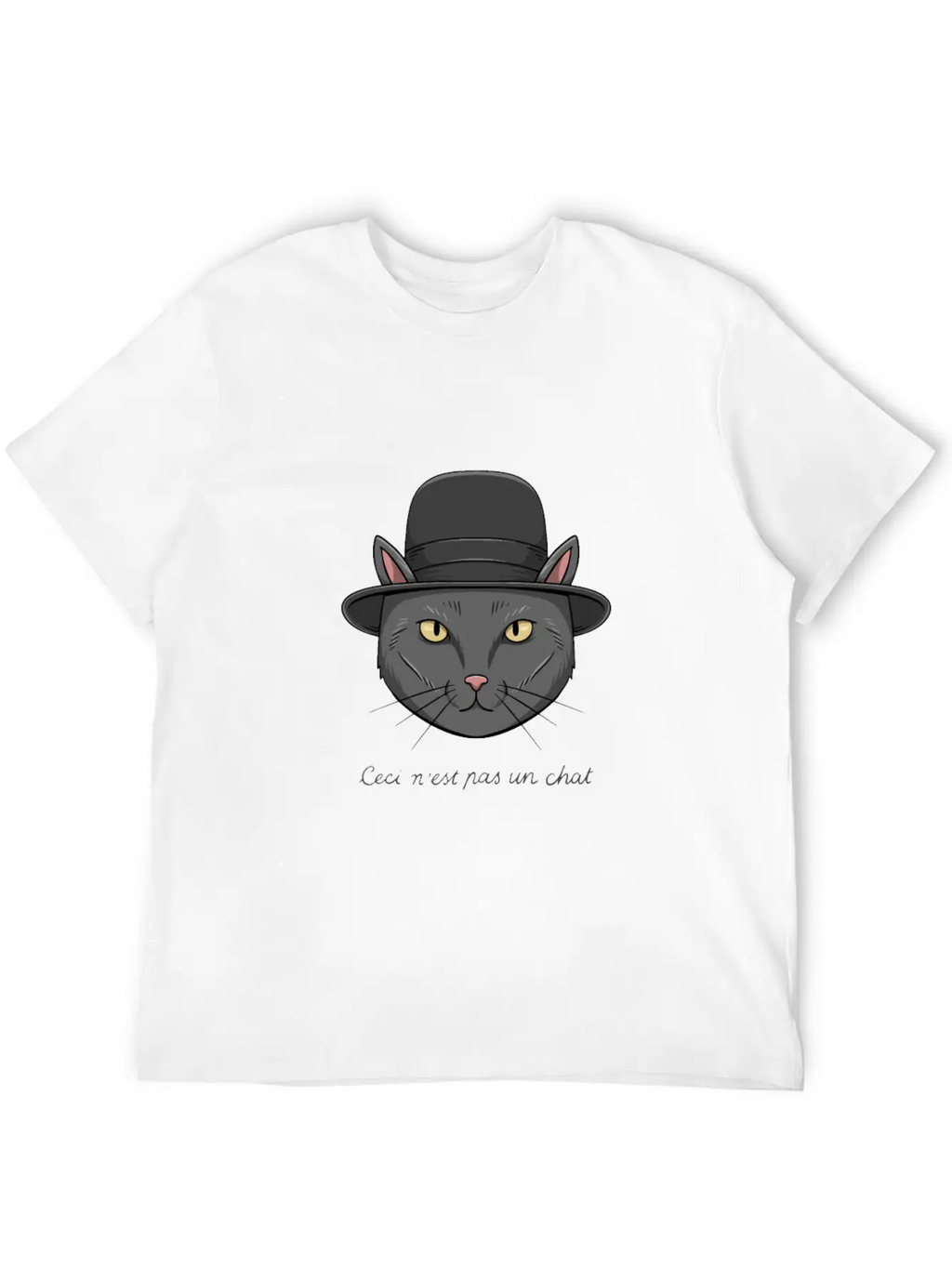 Art History Fine Arts Surrealism Cat For An Art Basic Graphic T-Shirt – Daily Comfort In Soft Cotton
