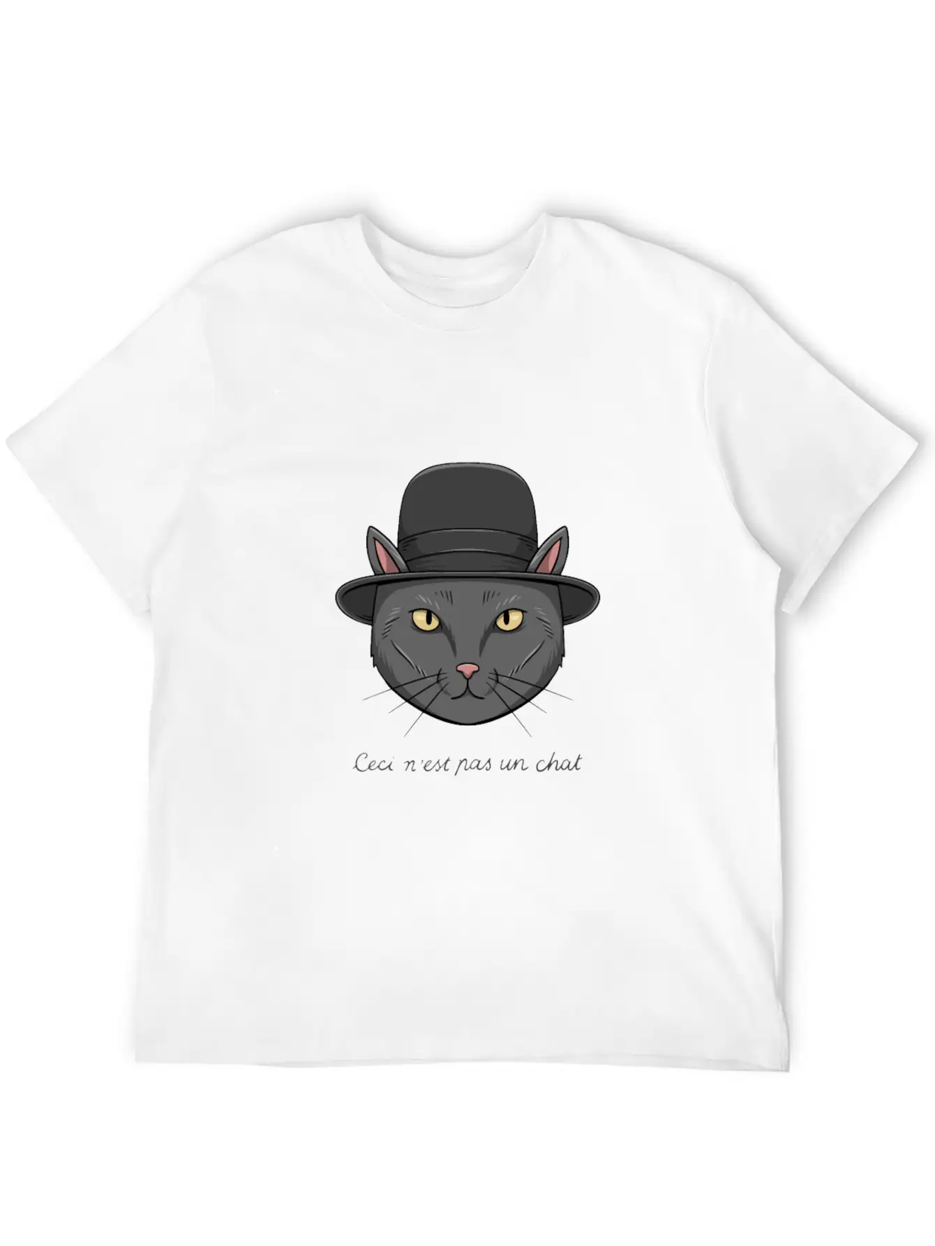 Art History Fine Arts Surrealism Cat For An Art Basic Graphic T-Shirt – Daily Comfort In Soft Cotton