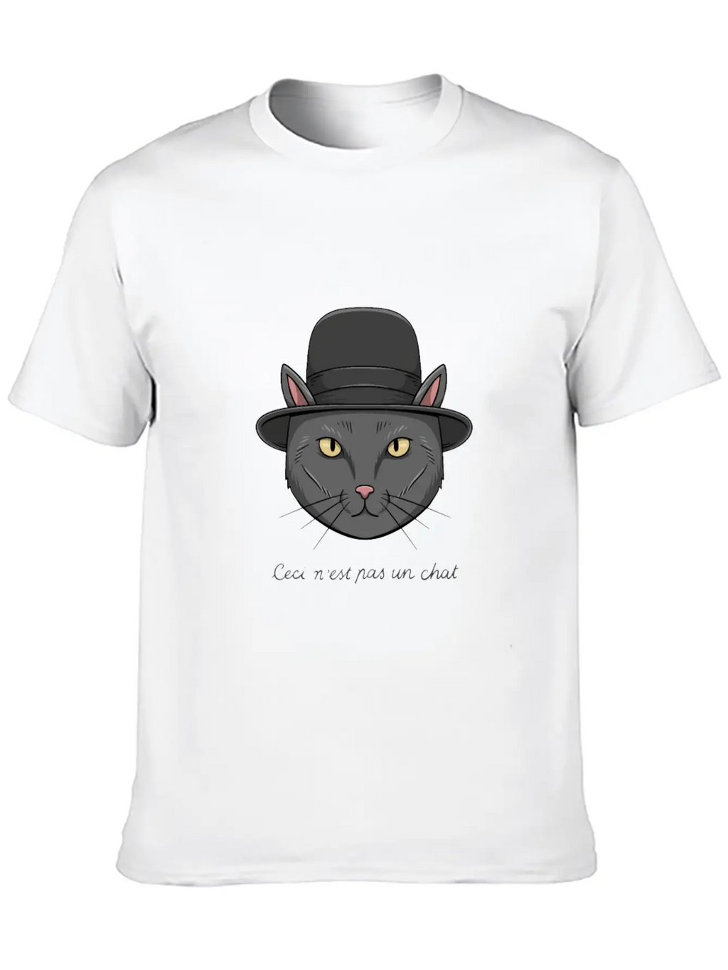 Art History Fine Arts Surrealism Cat For An Art Basic Graphic T-Shirt – Daily Comfort In Soft Cotton