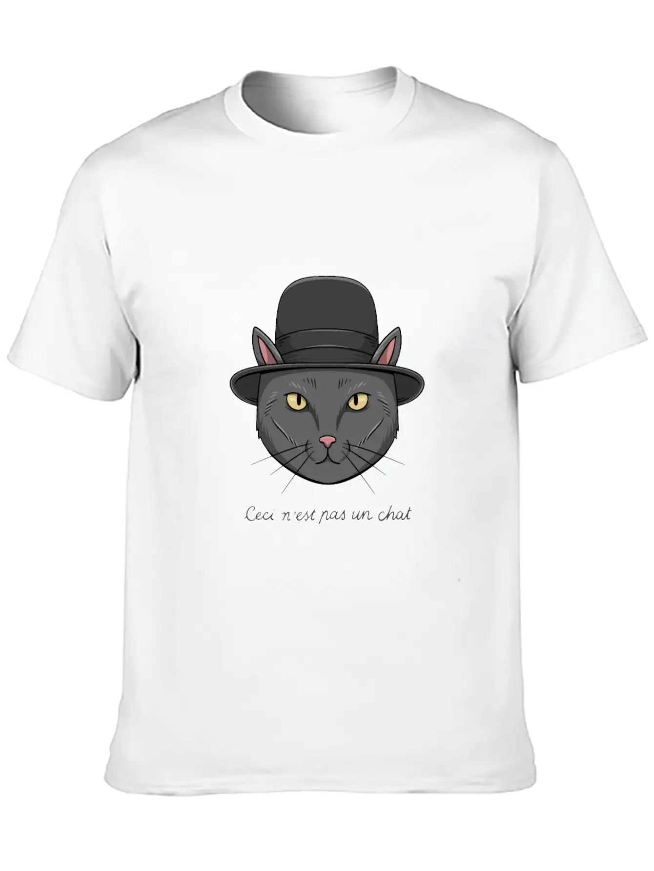 Art History Fine Arts Surrealism Cat For An Art Basic Graphic T-Shirt – Daily Comfort In Soft Cotton