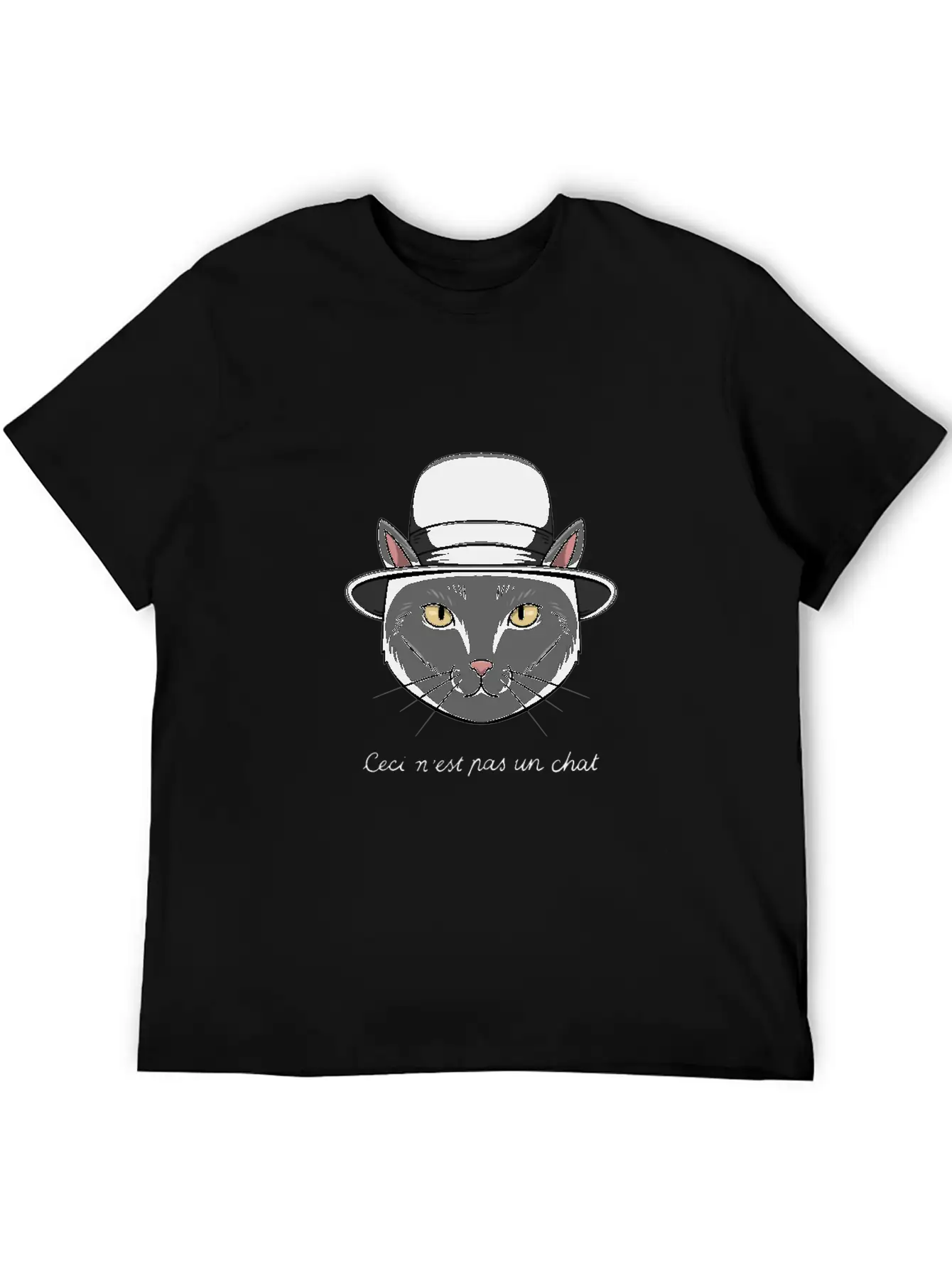 Art History Fine Arts Surrealism Cat For An Art Basic Graphic T-Shirt – Daily Comfort In Soft Cotton