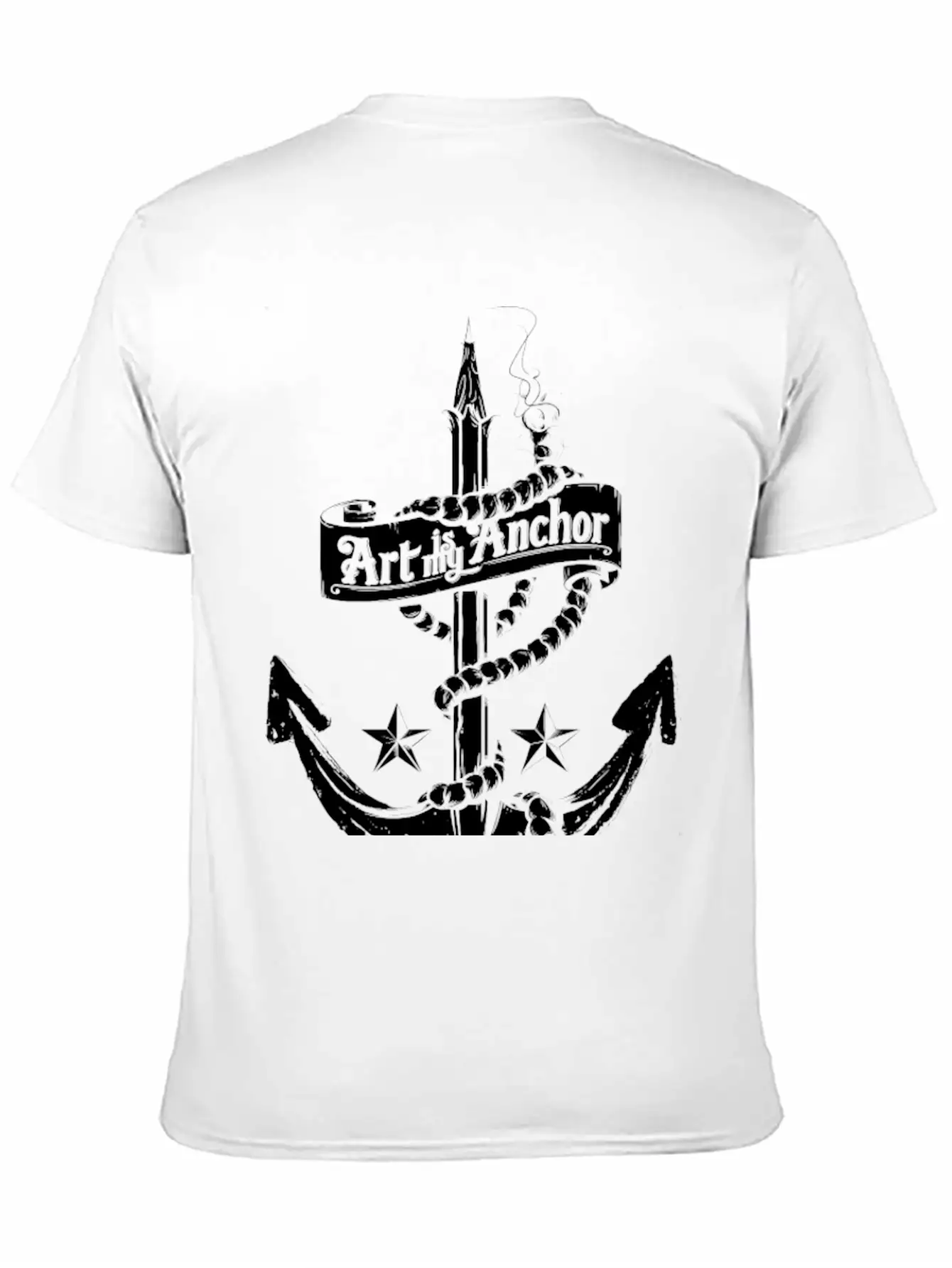 Art Is My Anchor Breathable Graphic T-Shirt – Perfect For Casual Days