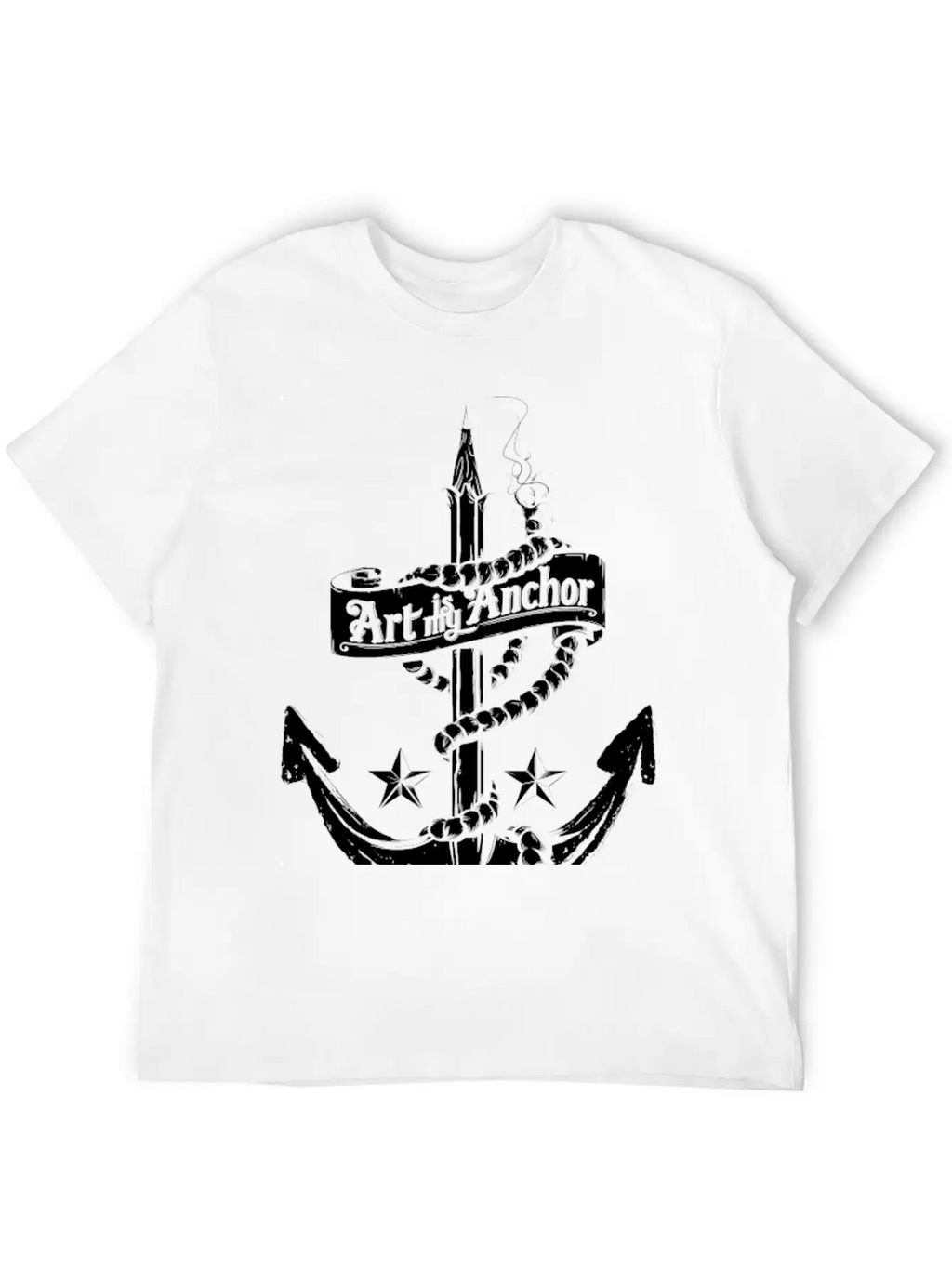 Art Is My Anchor Breathable Graphic T-Shirt – Perfect For Casual Days