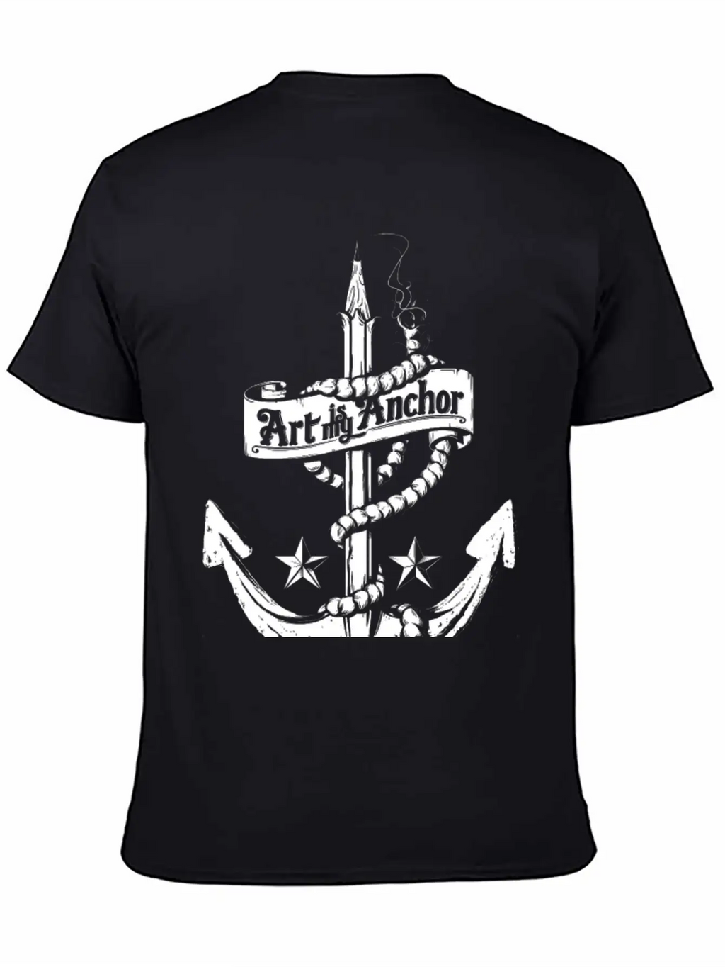 Art Is My Anchor Breathable Graphic T-Shirt – Perfect For Casual Days