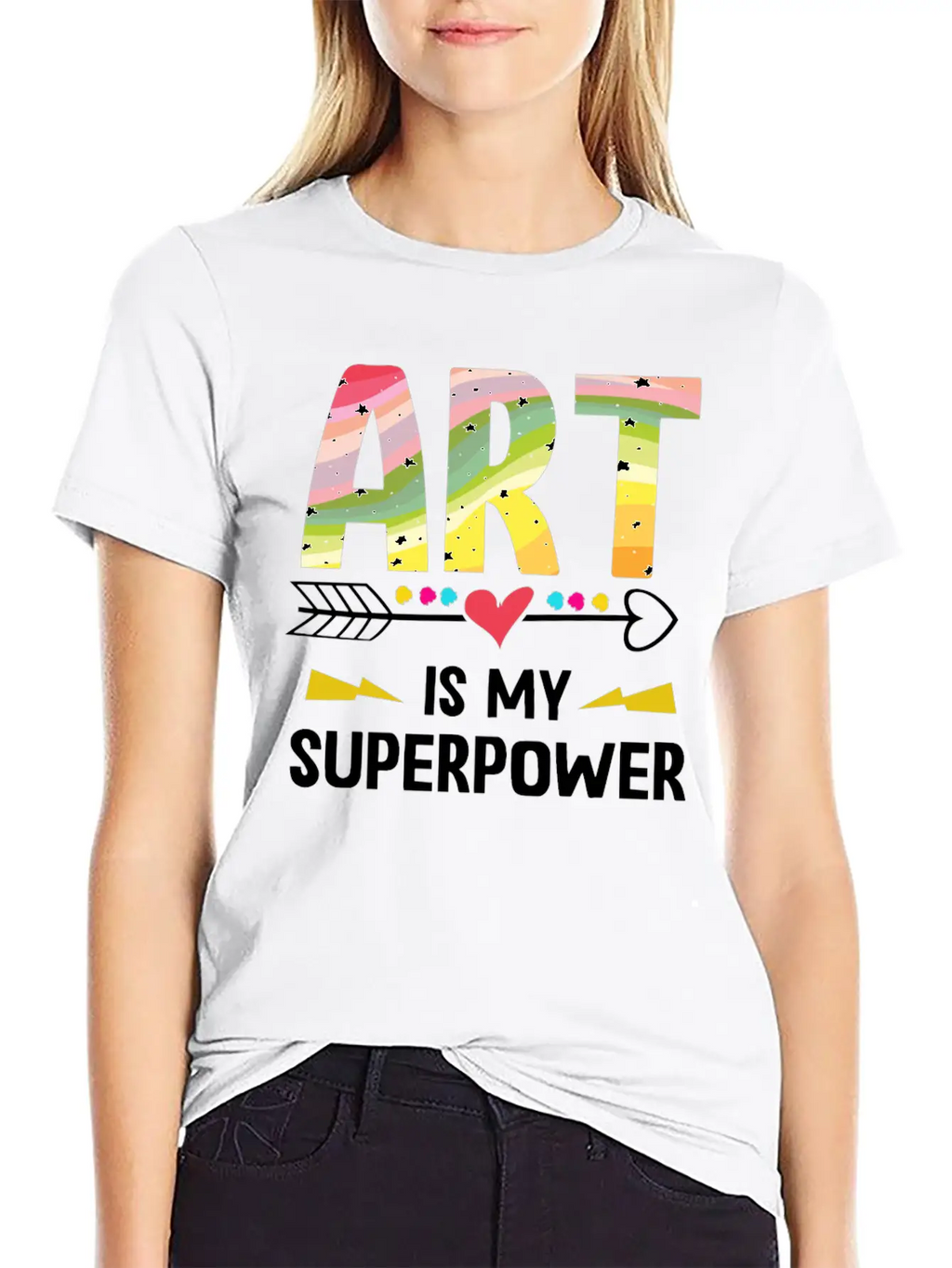 Art Is My Superpower Essential Cotton Tee For Daily Outfits – Unisex Style