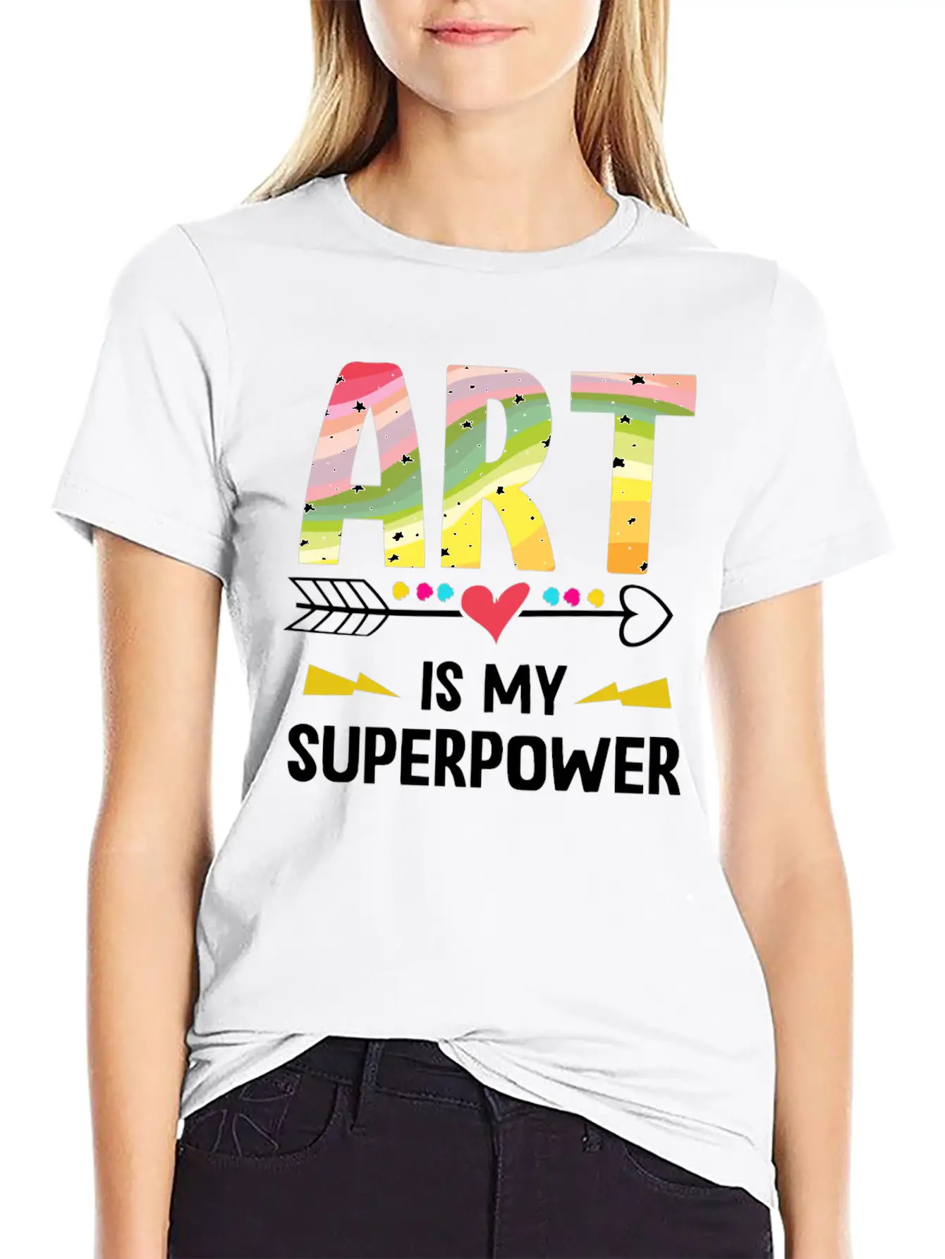 Art Is My Superpower Essential Cotton Tee For Daily Outfits – Unisex Style