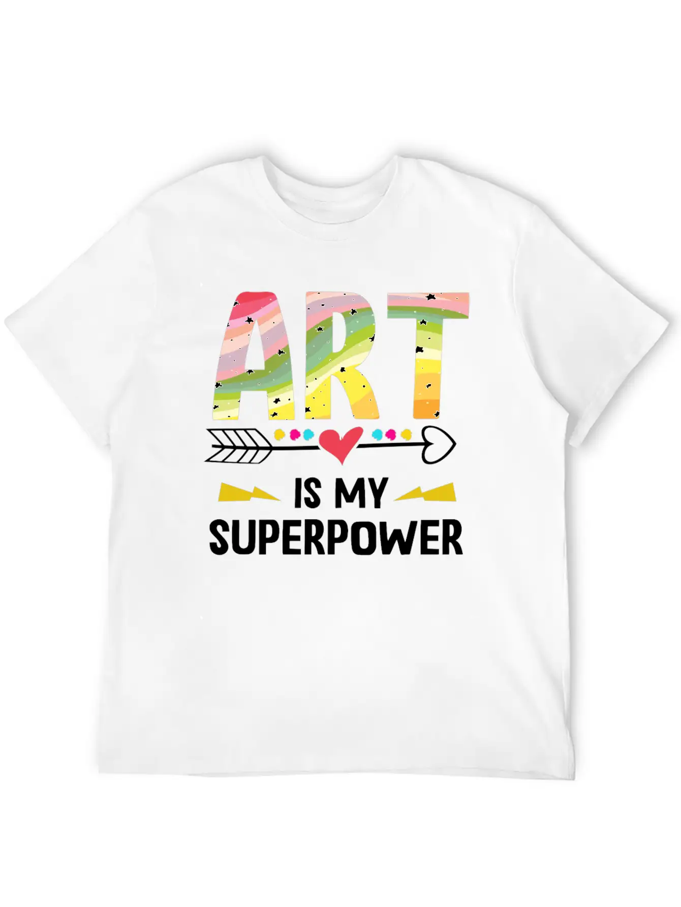 Art Is My Superpower Essential Cotton Tee For Daily Outfits – Unisex Style