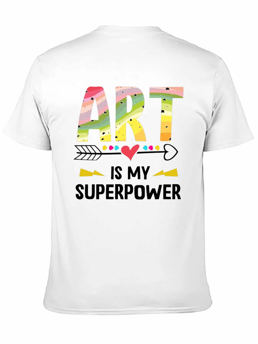 Art Is My Superpower Essential Cotton Tee For Daily Outfits – Unisex Style