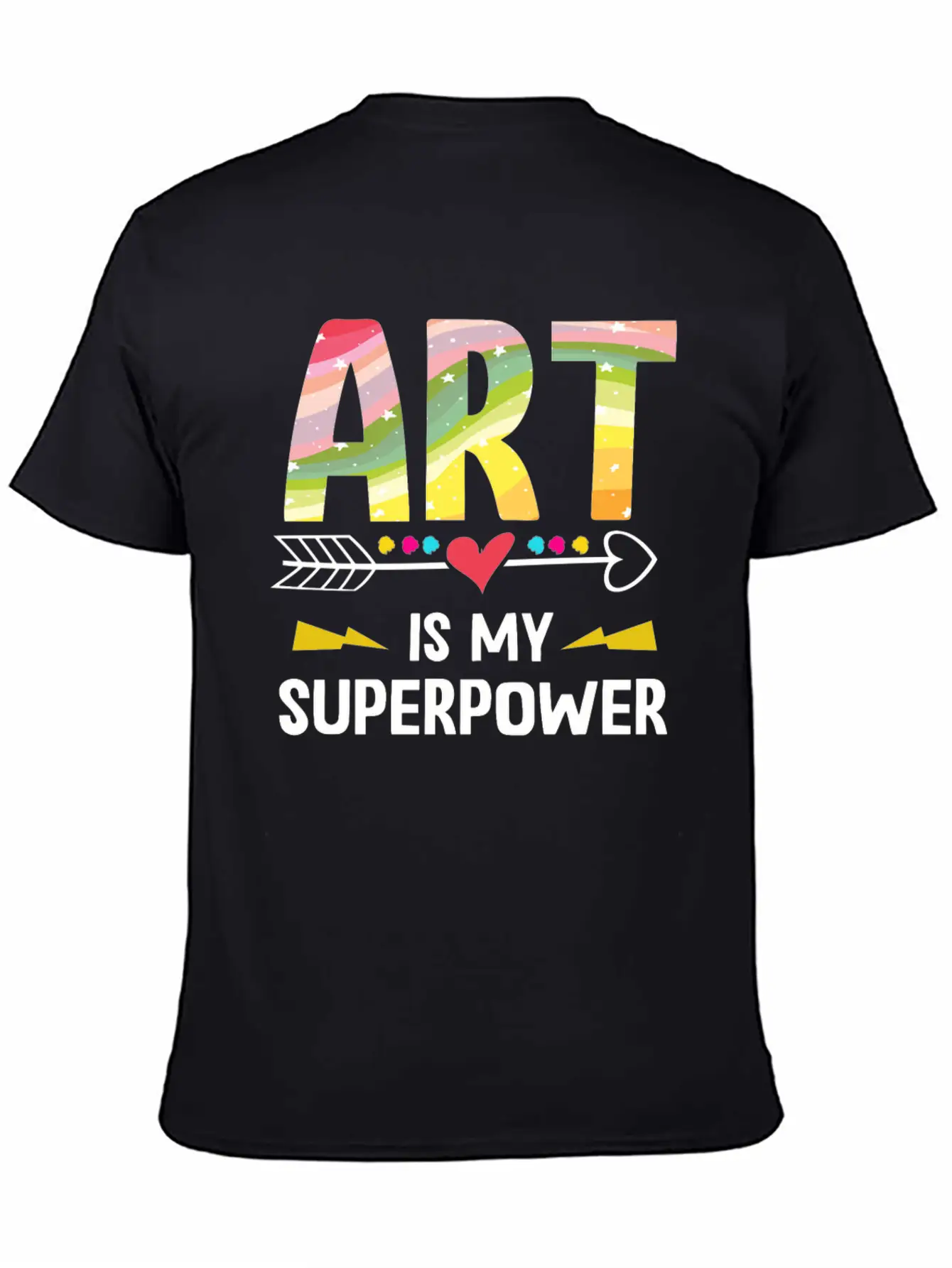 Art Is My Superpower Essential Cotton Tee For Daily Outfits – Unisex Style