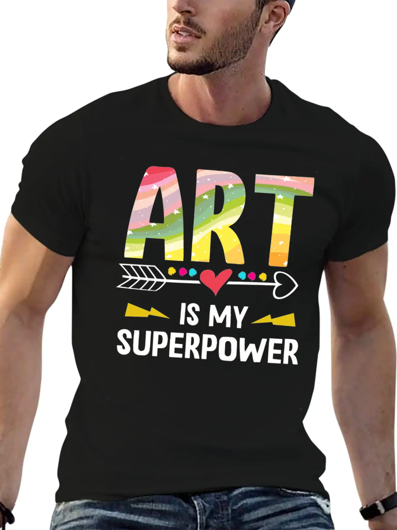 Art Is My Superpower Essential Cotton Tee For Daily Outfits – Unisex Style