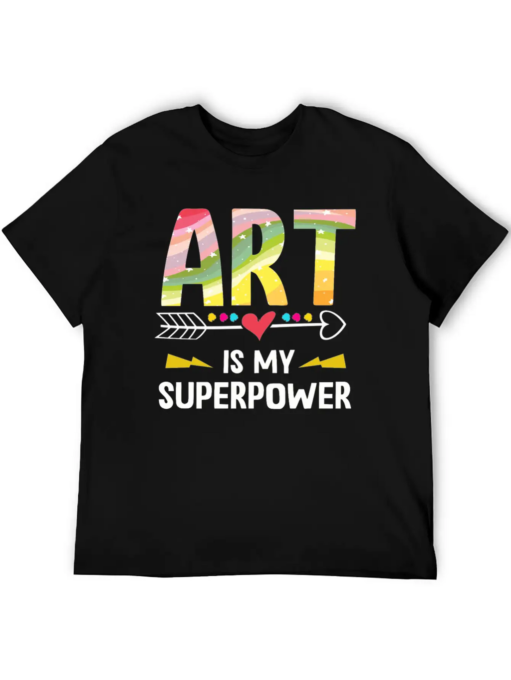 Art Is My Superpower Essential Cotton Tee For Daily Outfits – Unisex Style