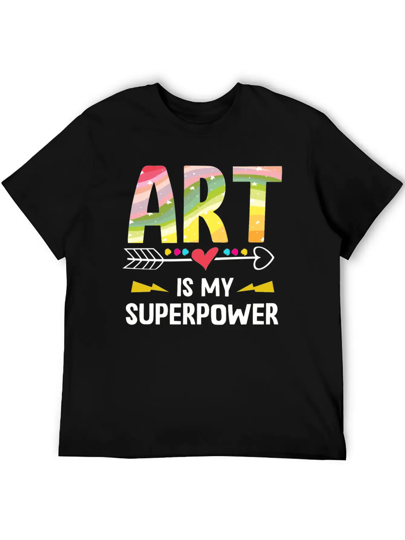 Art Is My Superpower Essential Cotton Tee For Daily Outfits – Unisex Style