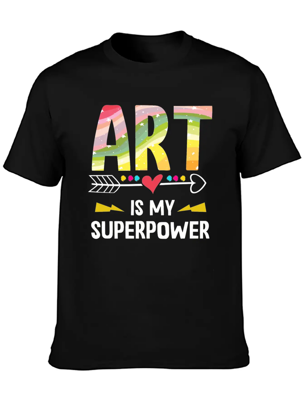 Art Is My Superpower Essential Cotton Tee For Daily Outfits – Unisex Style