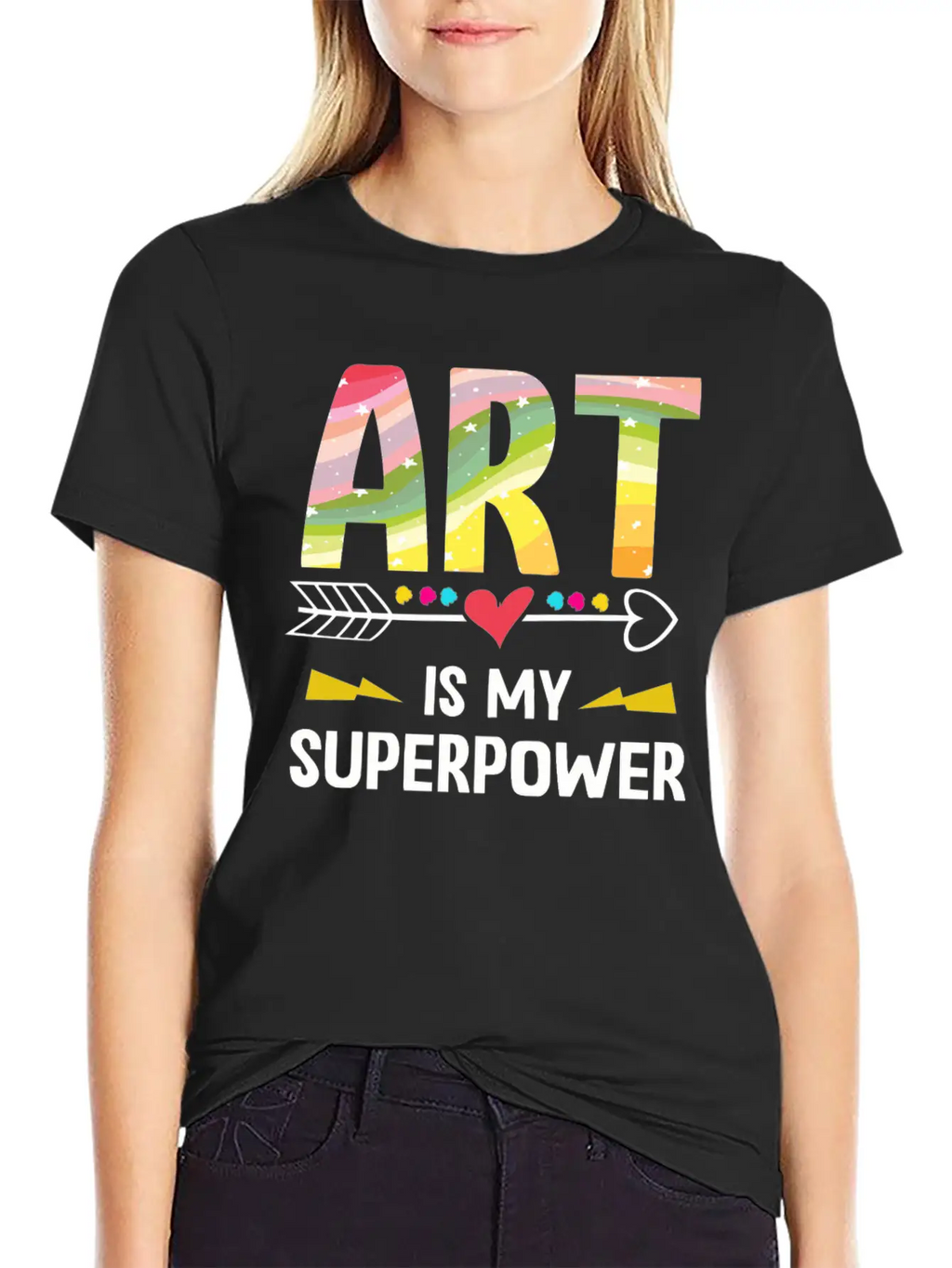Art Is My Superpower Essential Cotton Tee For Daily Outfits – Unisex Style