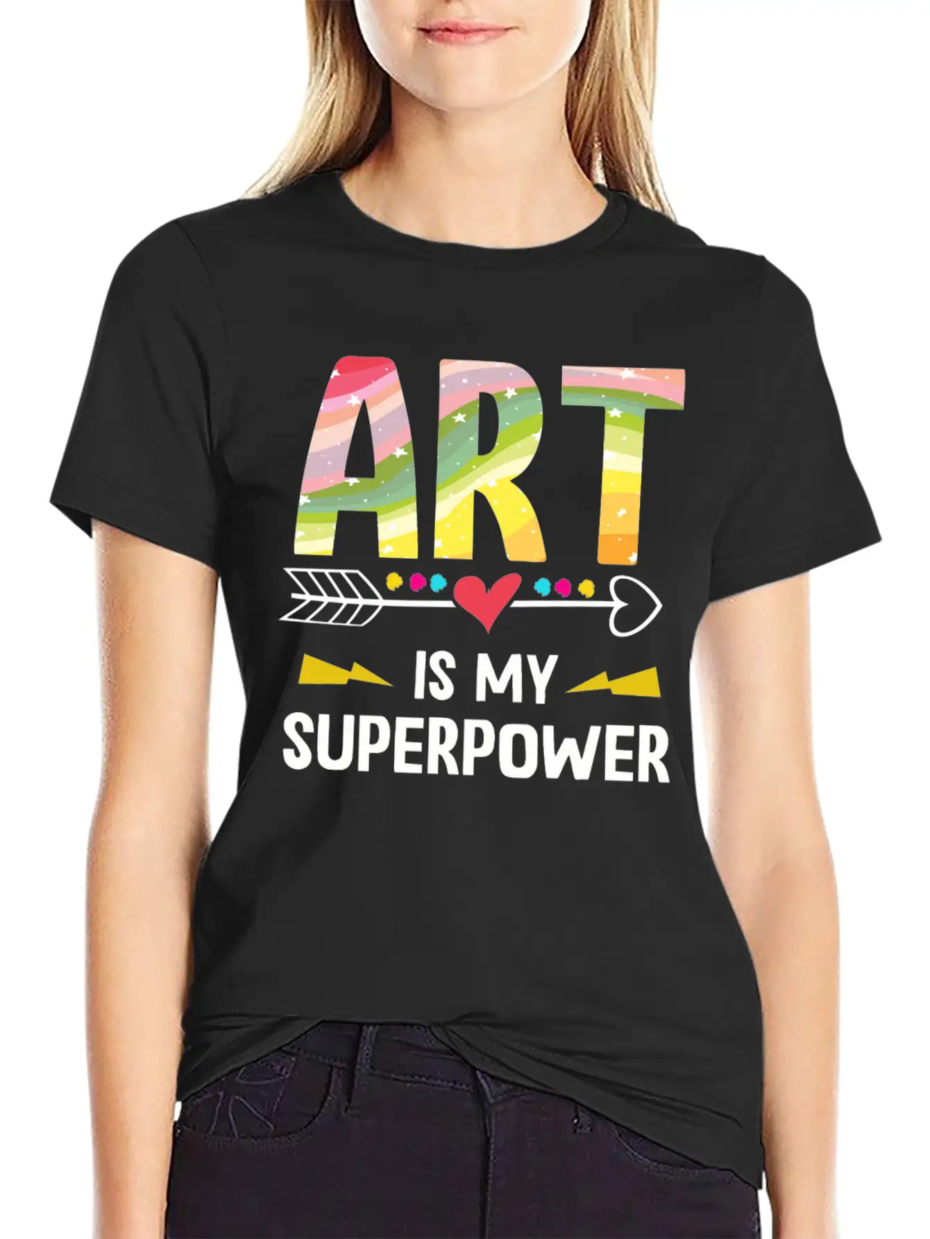 Art Is My Superpower Essential Cotton Tee For Daily Outfits – Unisex Style