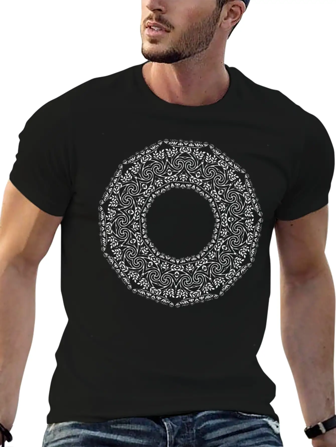 Art Nouveau Design 7 Breathable Graphic T-Shirt – Perfect For Casual Days