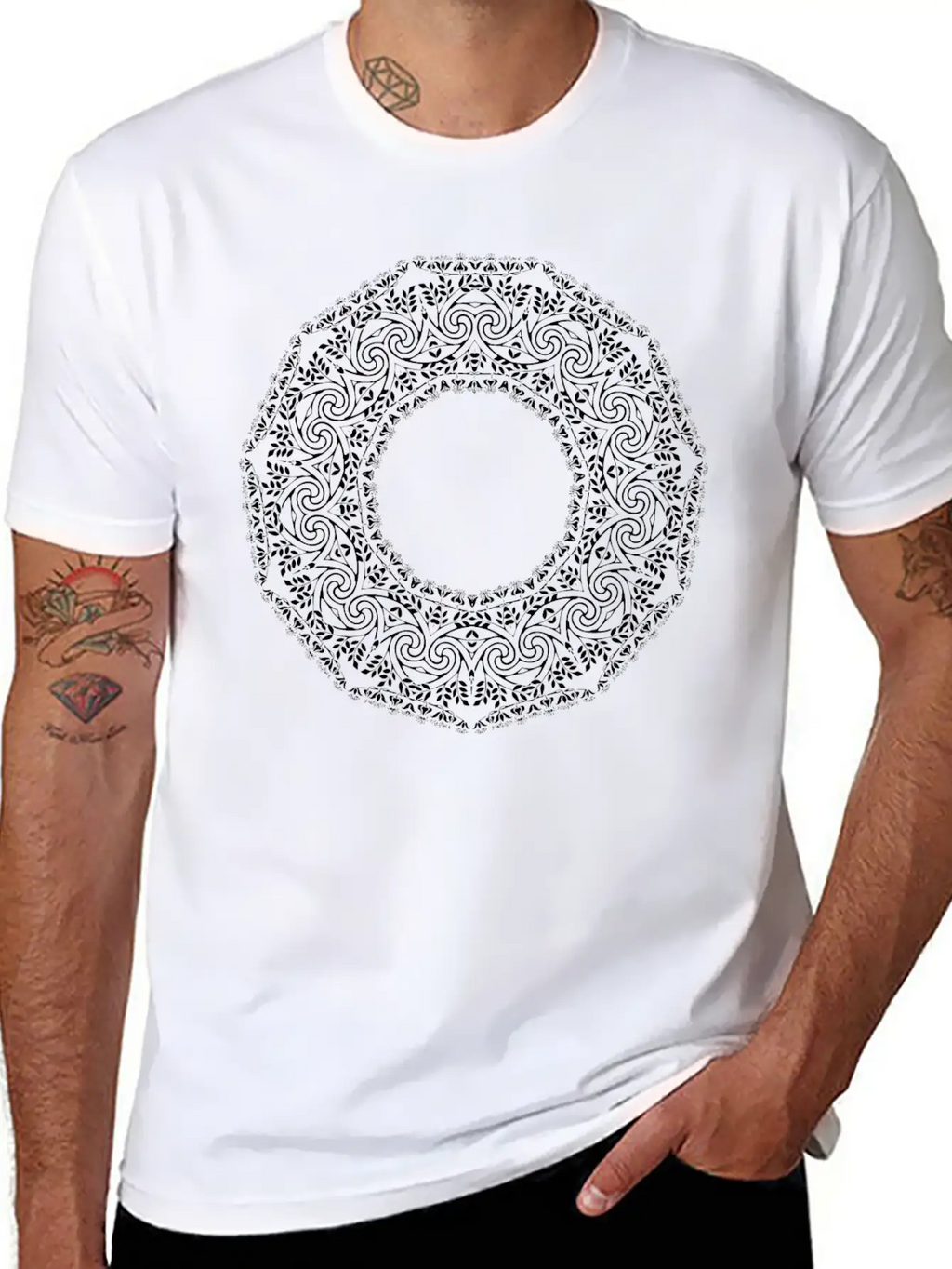 Art Nouveau Design 7 Breathable Graphic T-Shirt – Perfect For Casual Days