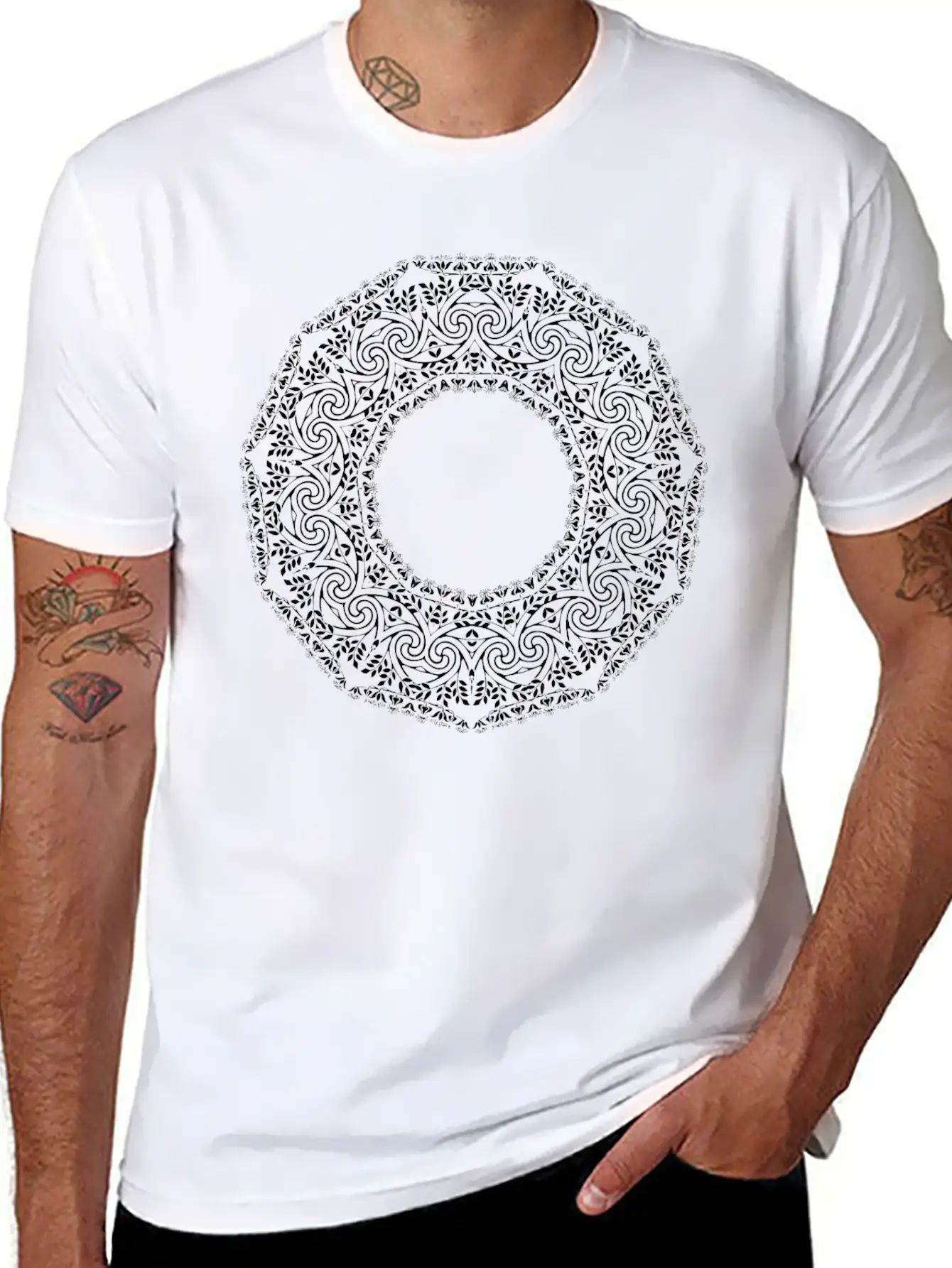 Art Nouveau Design 7 Breathable Graphic T-Shirt – Perfect For Casual Days