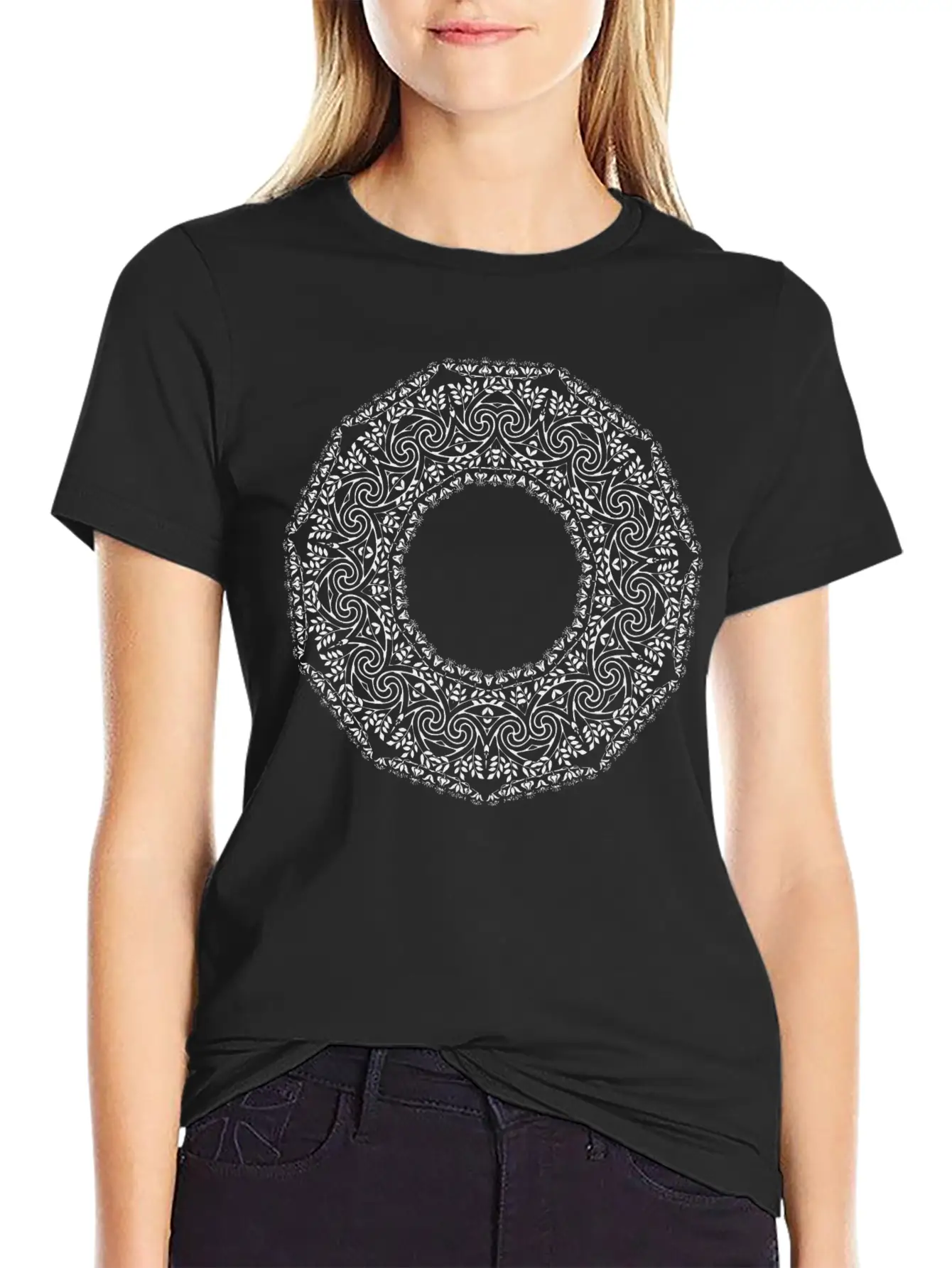 Art Nouveau Design 7 Breathable Graphic T-Shirt – Perfect For Casual Days