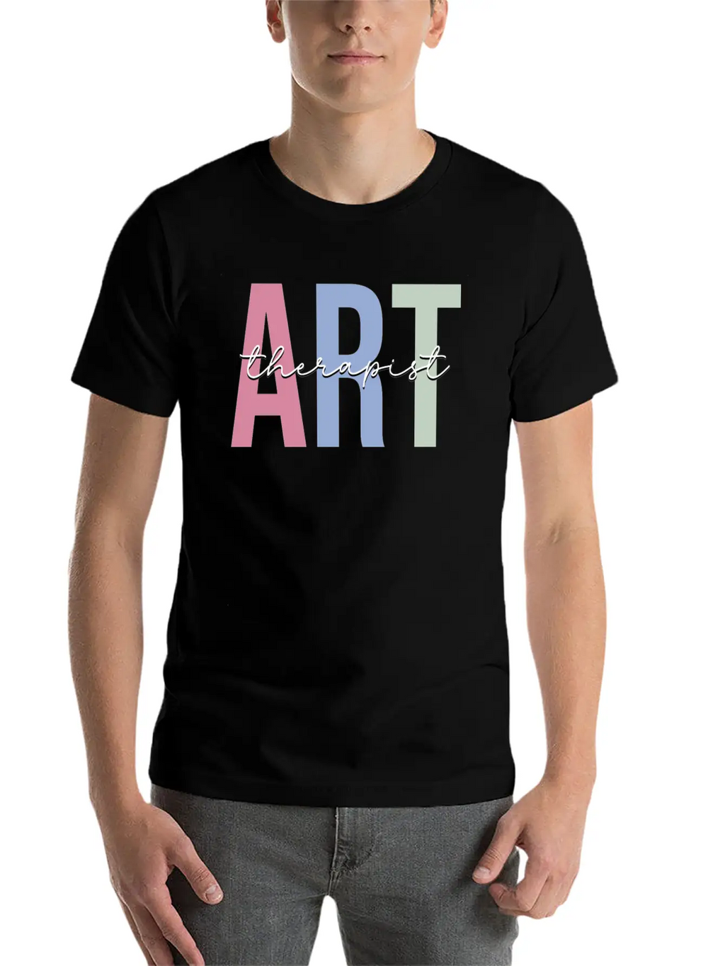 Art Therapy Art Teacher Basic Graphic T-Shirt – Daily Comfort In Soft Cotton